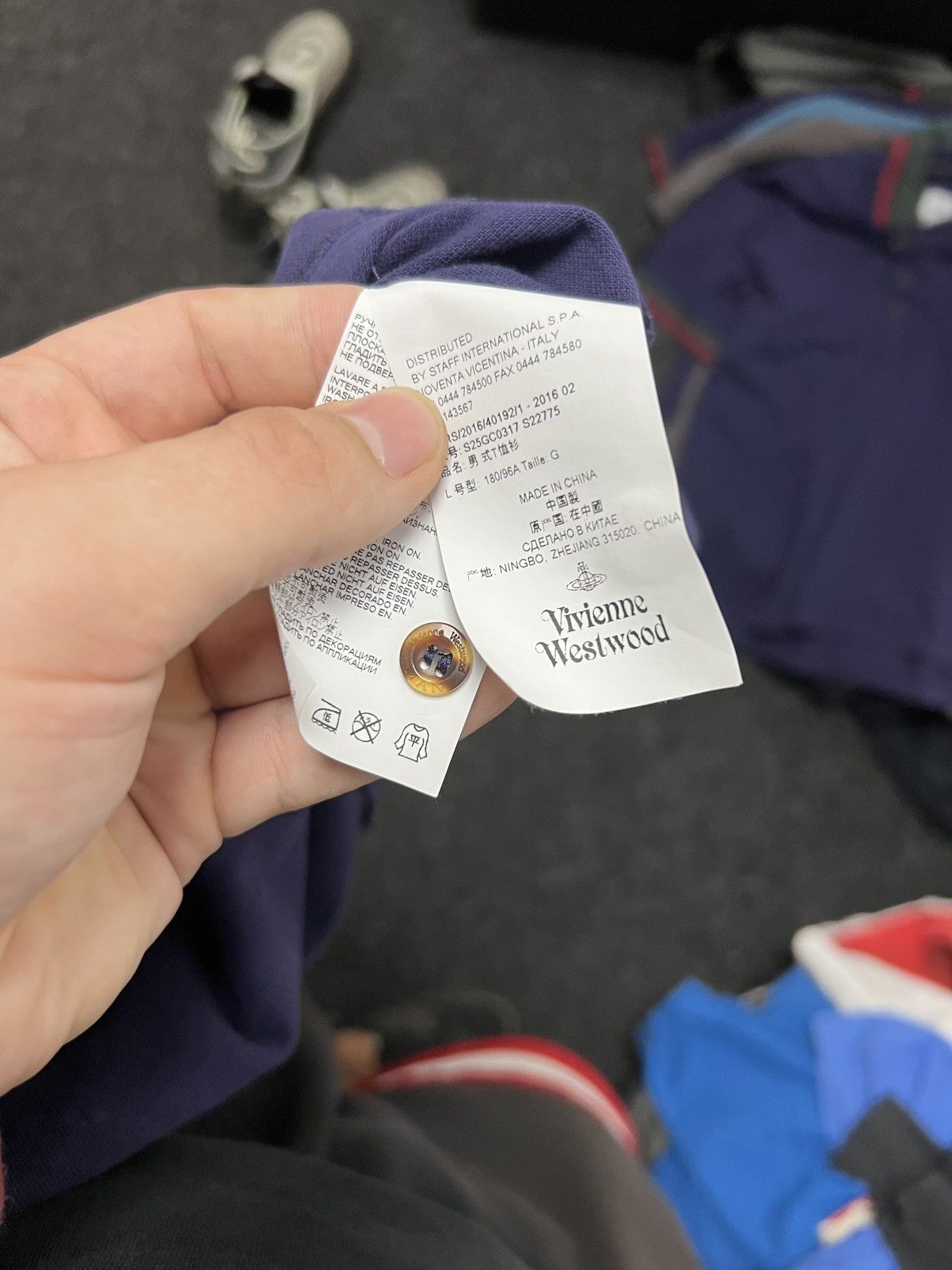 Vivienne Westwood Vivienne Westwood T-Shirt (Polo) Size US L / EU 52-54 / 3 - 8 Thumbnail