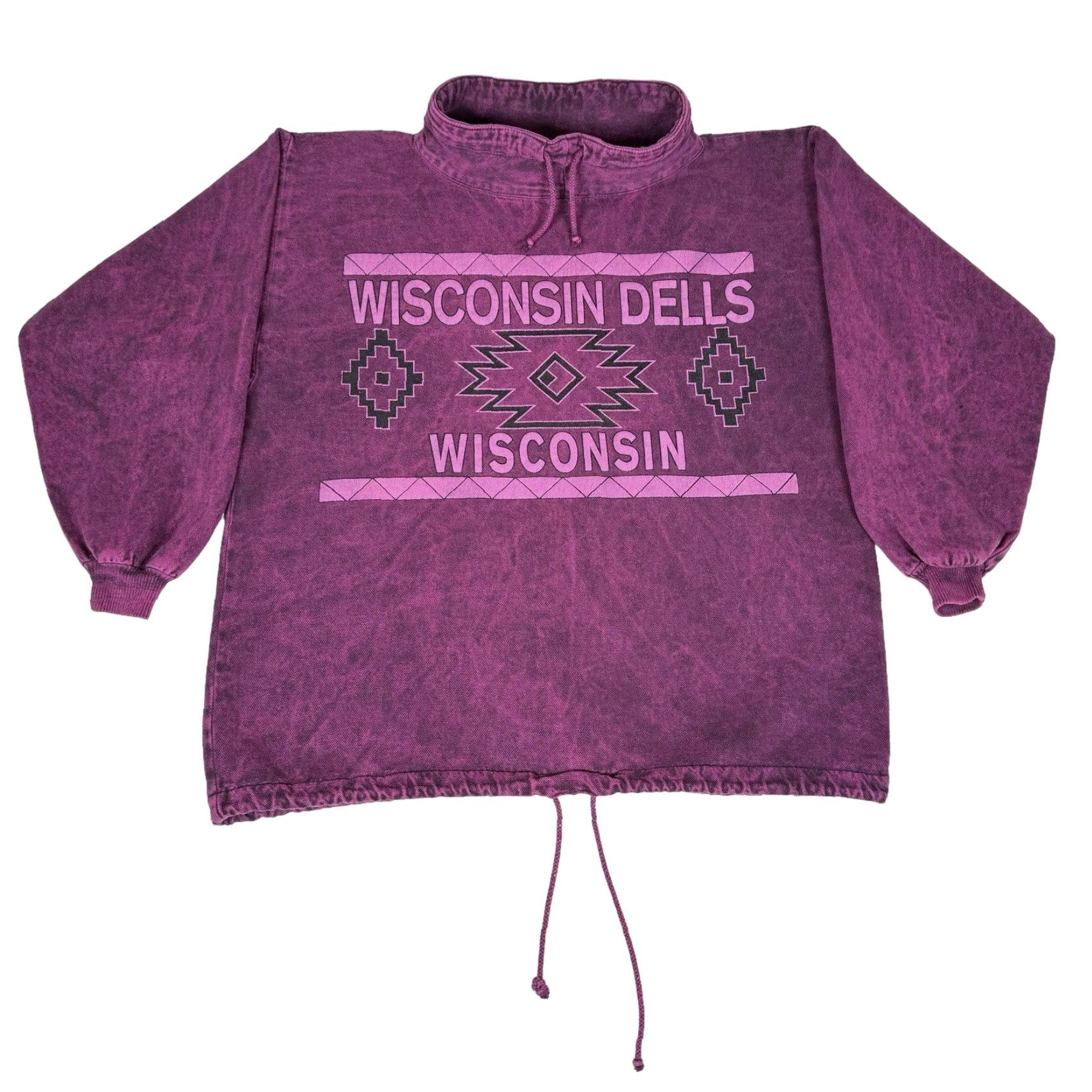 Vintage VINTAGE Wisconsin Dells Phoenix Sportswear Sweatshirt - Pink - 1/4 Zip - S/M - Womens - 90s Size S / US 4 / IT 40 - 2 Thumbnail