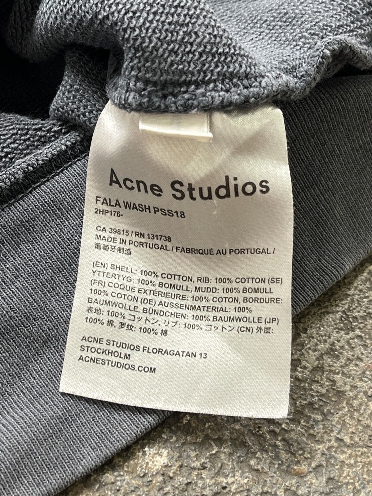 Acne Studios Acne Studios SS18 Fala Wash Hoodie (unisex) Size US S / EU 44-46 / 1 - 11 Thumbnail