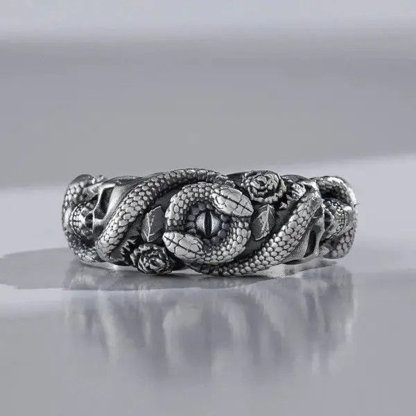 Jewelry Satan Ring ( Size 7 to 13 ) Size ONE SIZE - 1 Thumbnail