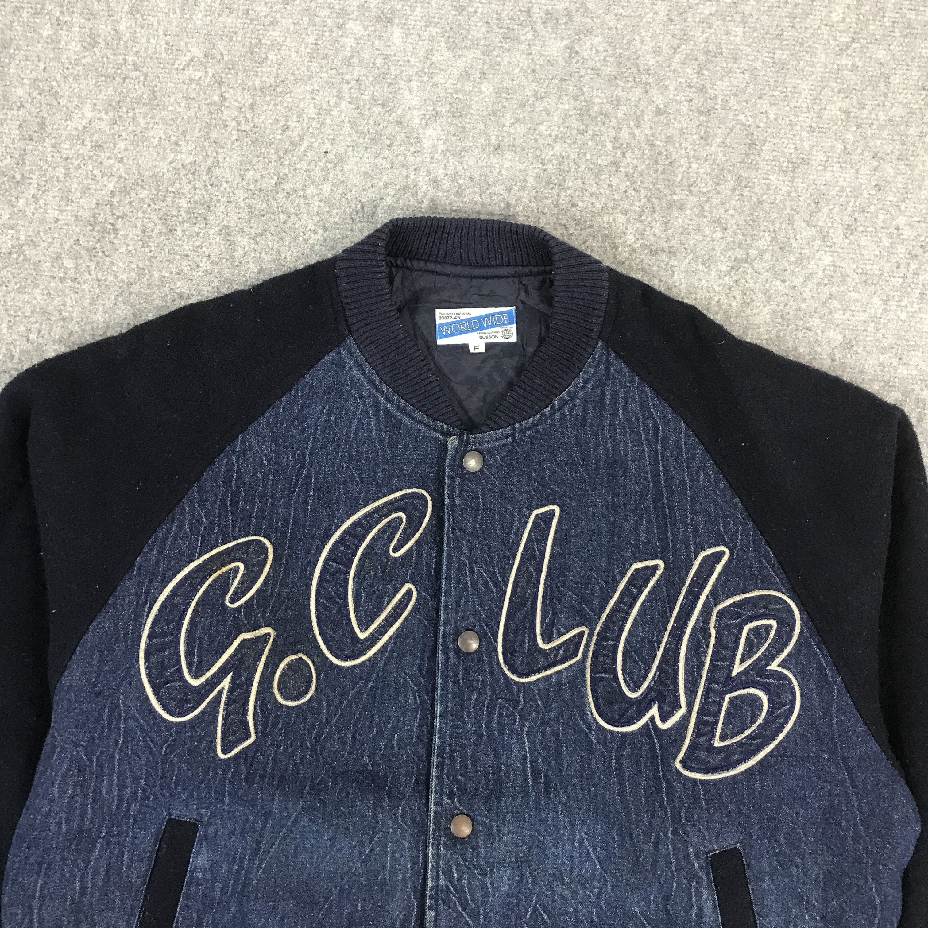 Japanese Brand 2000s GC.LUB DENIM SNAP BUTTON JACKET Size US XL / EU 56 / 4 - 3 Thumbnail