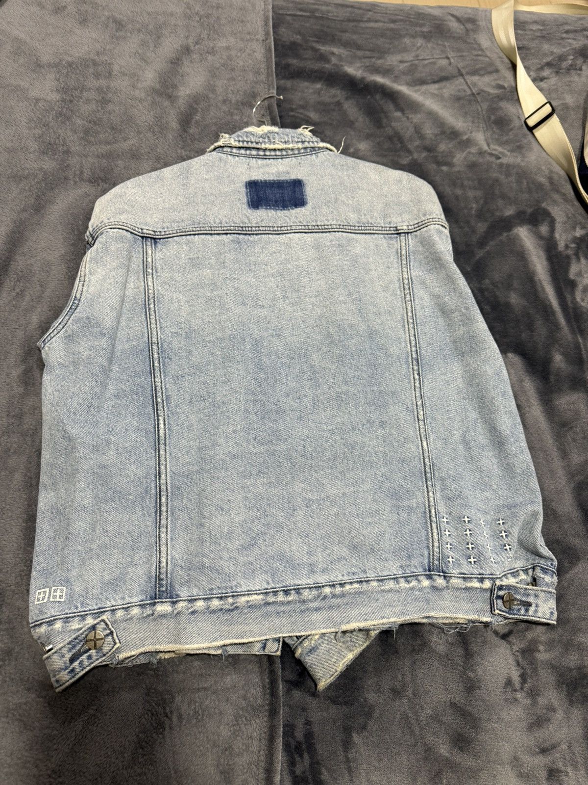 Ksubi Ksubi Distressed Denim Jacket Size US S / EU 44-46 / 1 - 6 Thumbnail