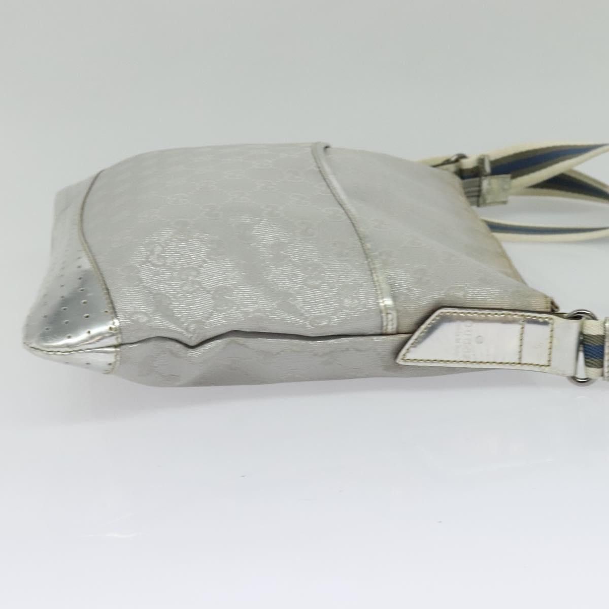 Gucci GUCCI GG Canvas Shoulder Bag Silver Size ONE SIZE - 5 Thumbnail