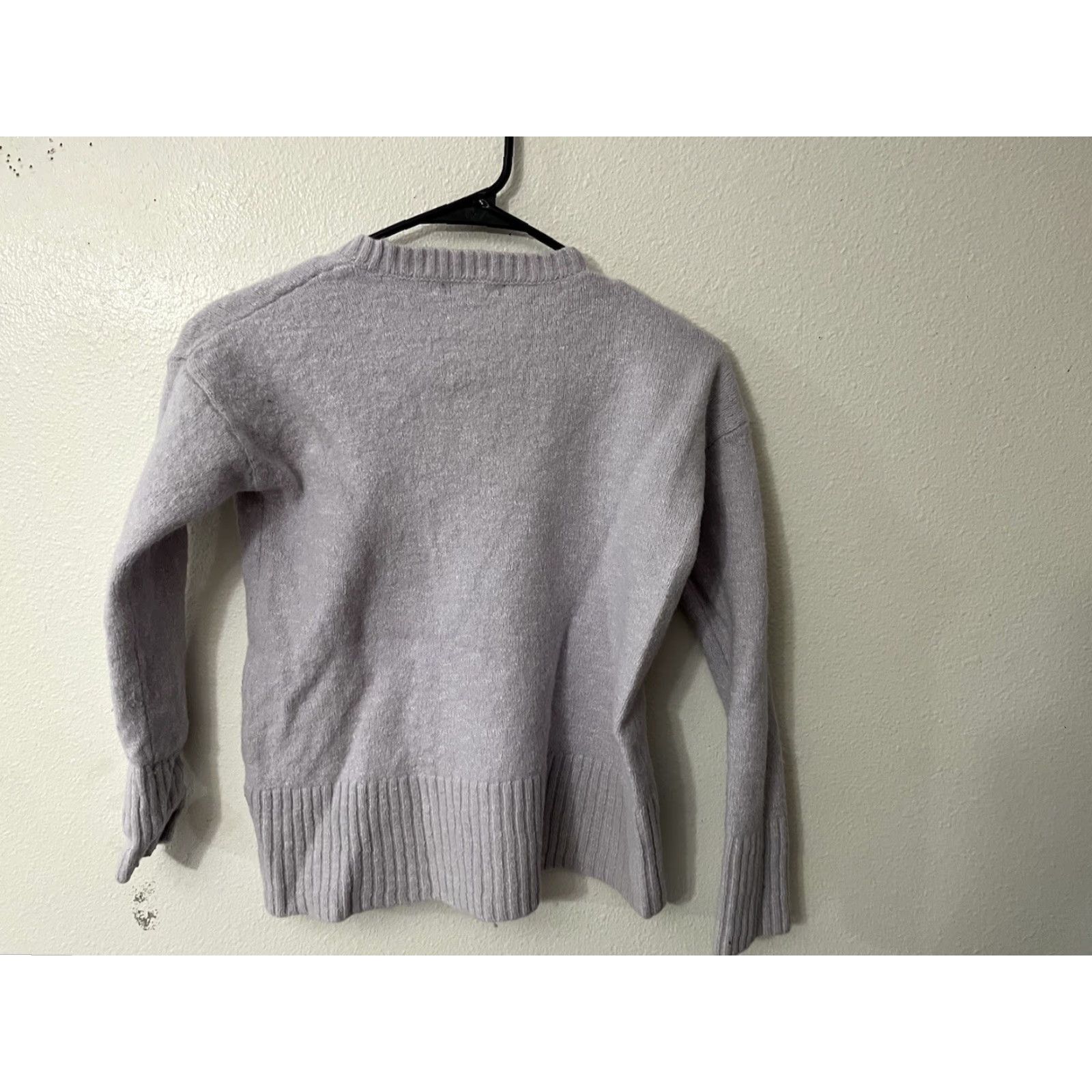 Banana Republic Banana Republic Sweater Women M Purple Wool Blend Long Sleeve Crew Neck Knit Pullover Casual Formal Size M / US 6-8 / IT 42-44 - 3 Thumbnail