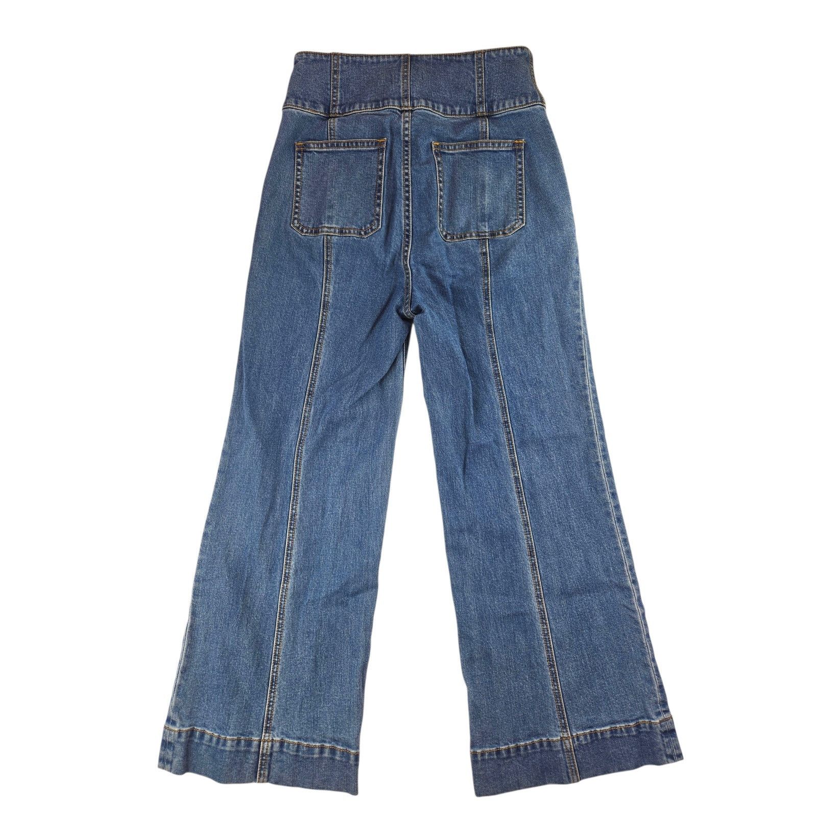 Kate Spade Kate Spade | Cropped, 3 Button, Flair Jeans | Size 27 Size 27" / US 4 / IT 40 - 7 Thumbnail