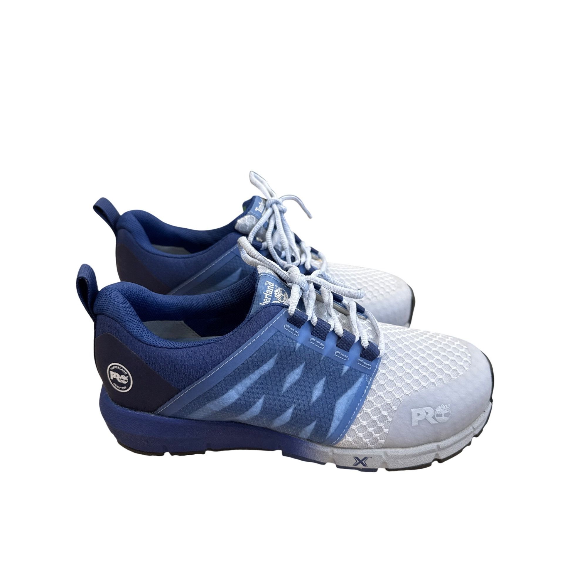 Timberland Timberland Pro Womens Blue & White Alloy Toe Sneakers Size 9 Size US 9 / IT 39 - 4 Thumbnail