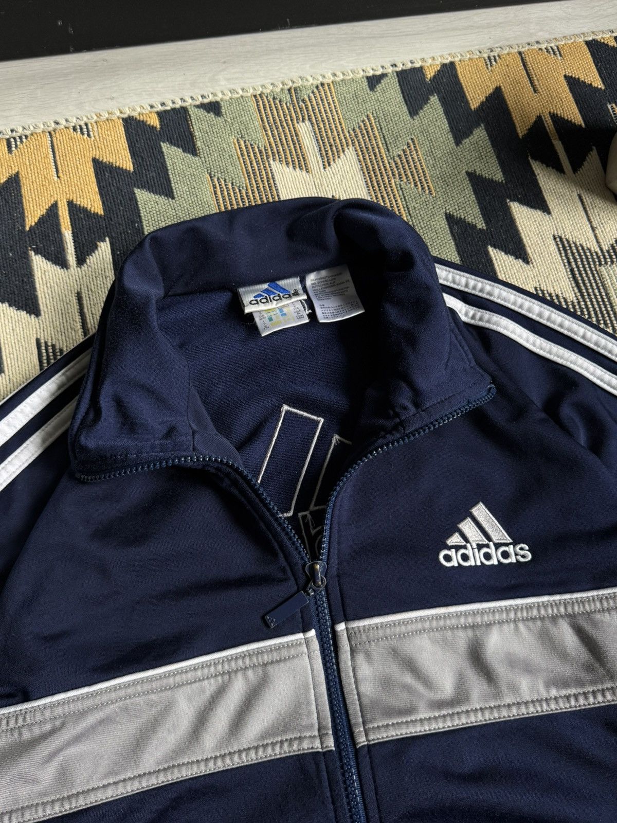Adidas Vintage Adidas Retro 3 Stripes Y2K Track Jacket Size US M / EU 48-50 / 2 - 8 Thumbnail