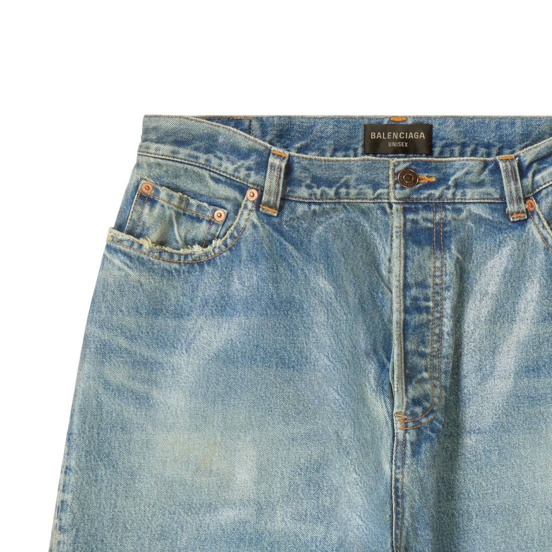Balenciaga o1mt1gz0924 555 / Large Baggy Jeans in Blue Size 24" / US 00 / IT 34 - 9 Thumbnail