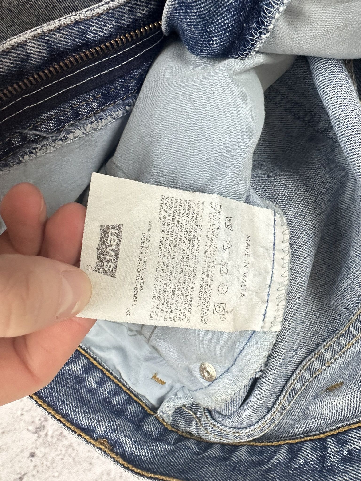 Levi's × Levi's Vintage Clothing Vintage Levis Strauss orange tab denim jeans pants 90s Size US 36 / EU 52 - 12 Thumbnail