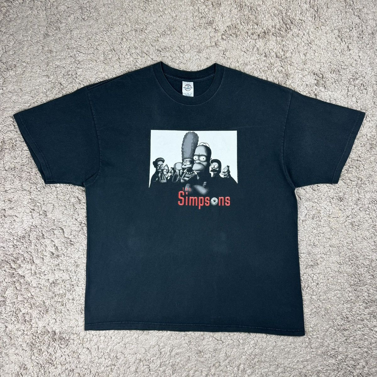 The Simpsons Vintage "The Simpsons" "The Sopranos" Parody T-shirt Size US XXL / EU 58 / 5 - 1 Thumbnail