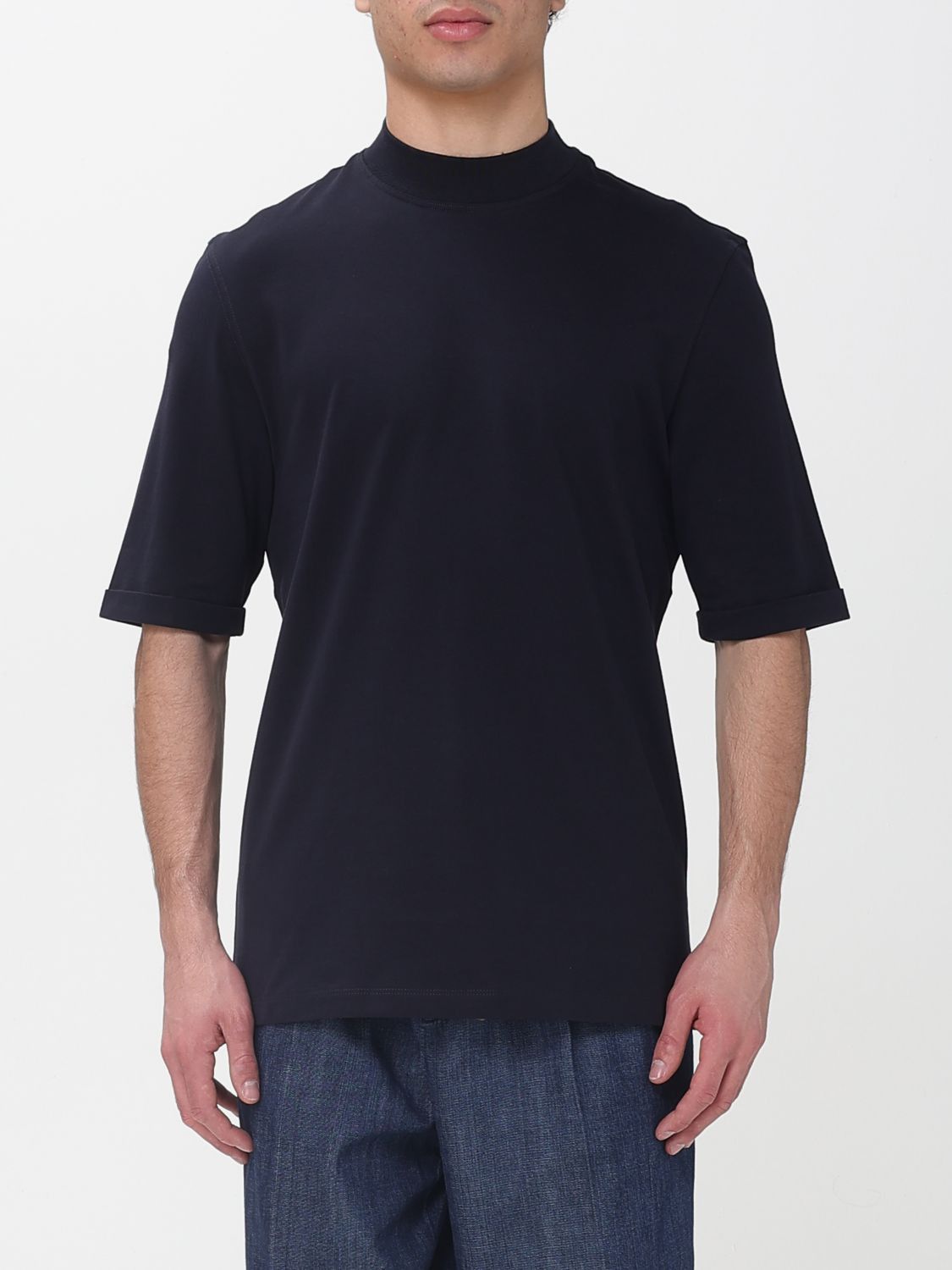 Brunello Cucinelli T-Shirt Men Blue
