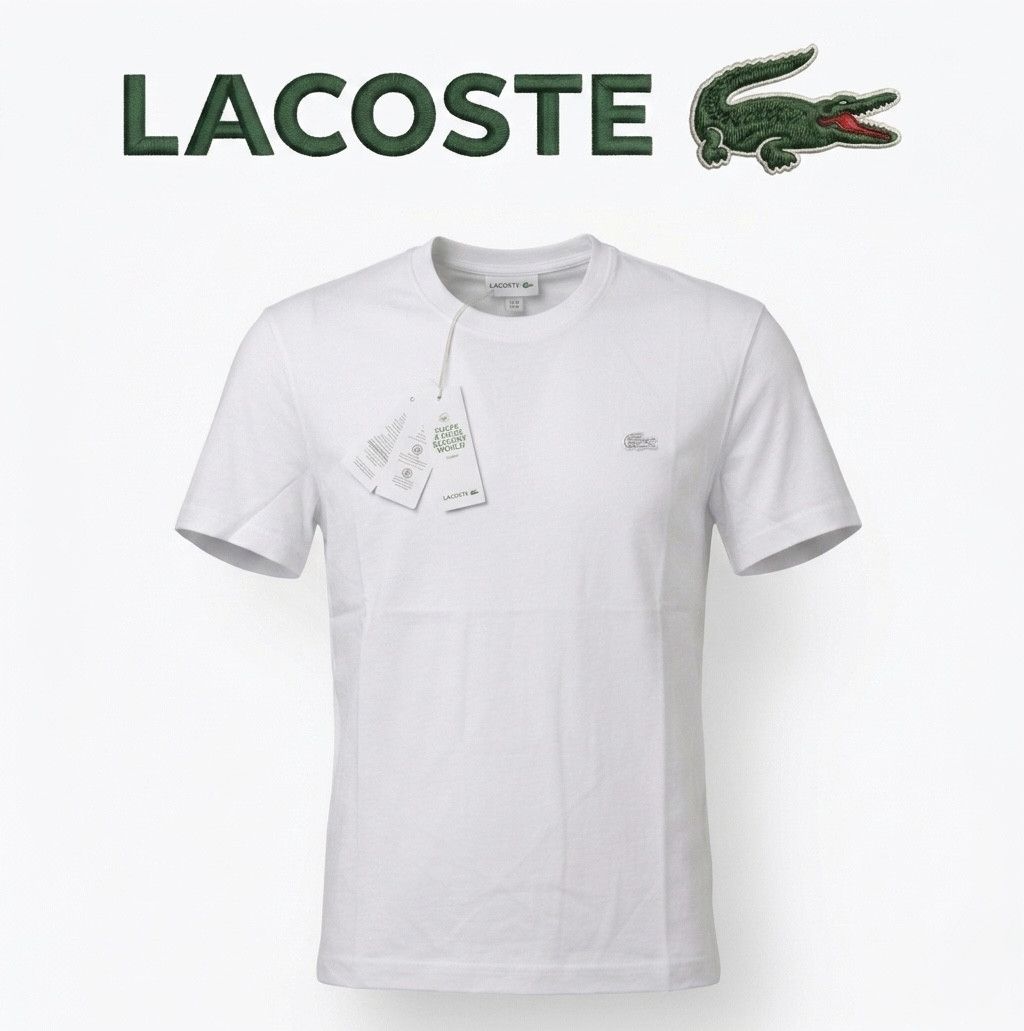 Lacoste LACOSTE T-Shirt Uomo Bianca Girocollo Classica Originale - S Size US S / EU 44-46 / 1 - 1 Preview