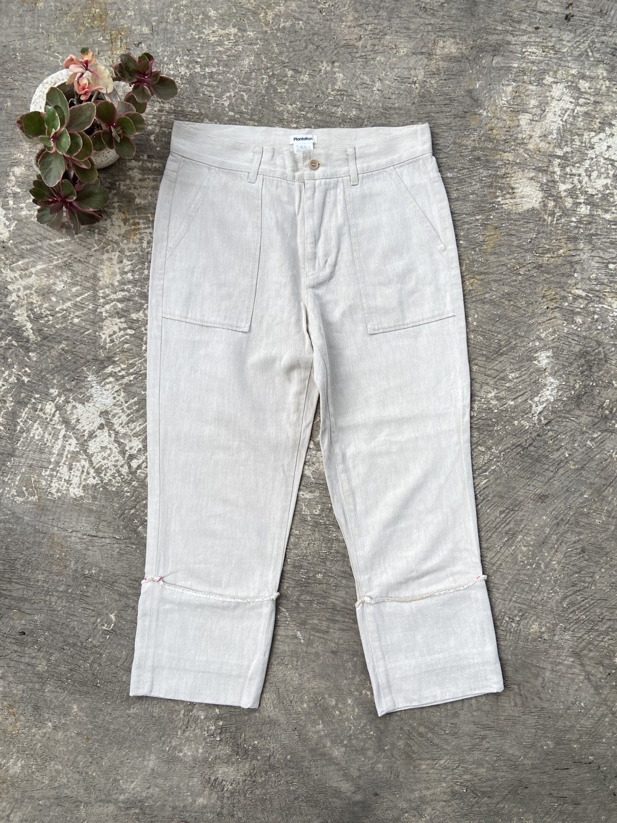 Designer × Issey Miyake × Japanese Brand Plantation by Issey Miyake Fatigue Pants Size 32" / US 10 / IT 46 - 1 Thumbnail