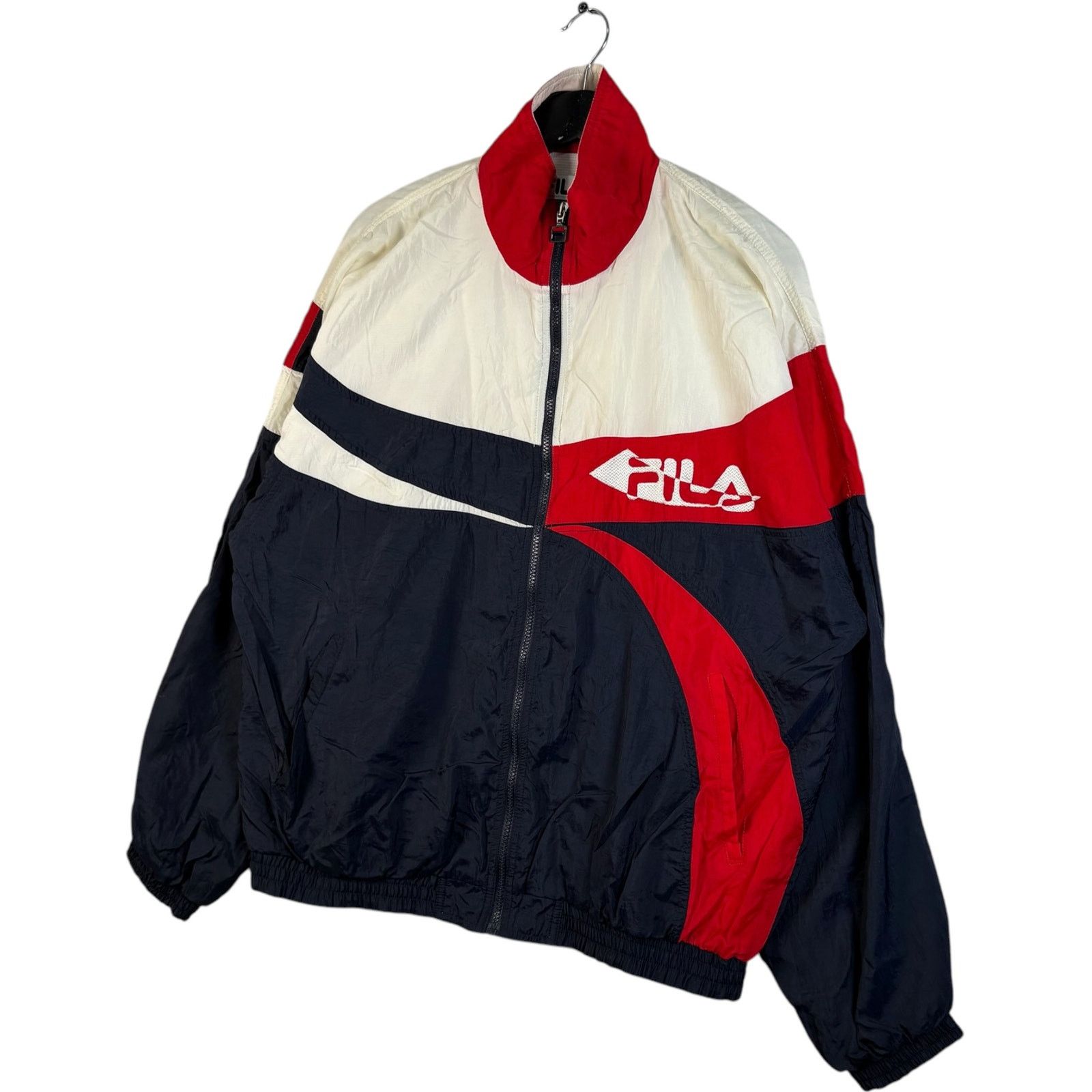 Fila Vintage FILA Fill Zip Windbreaker XL Size US XL / EU 56 / 4 - 3 Thumbnail