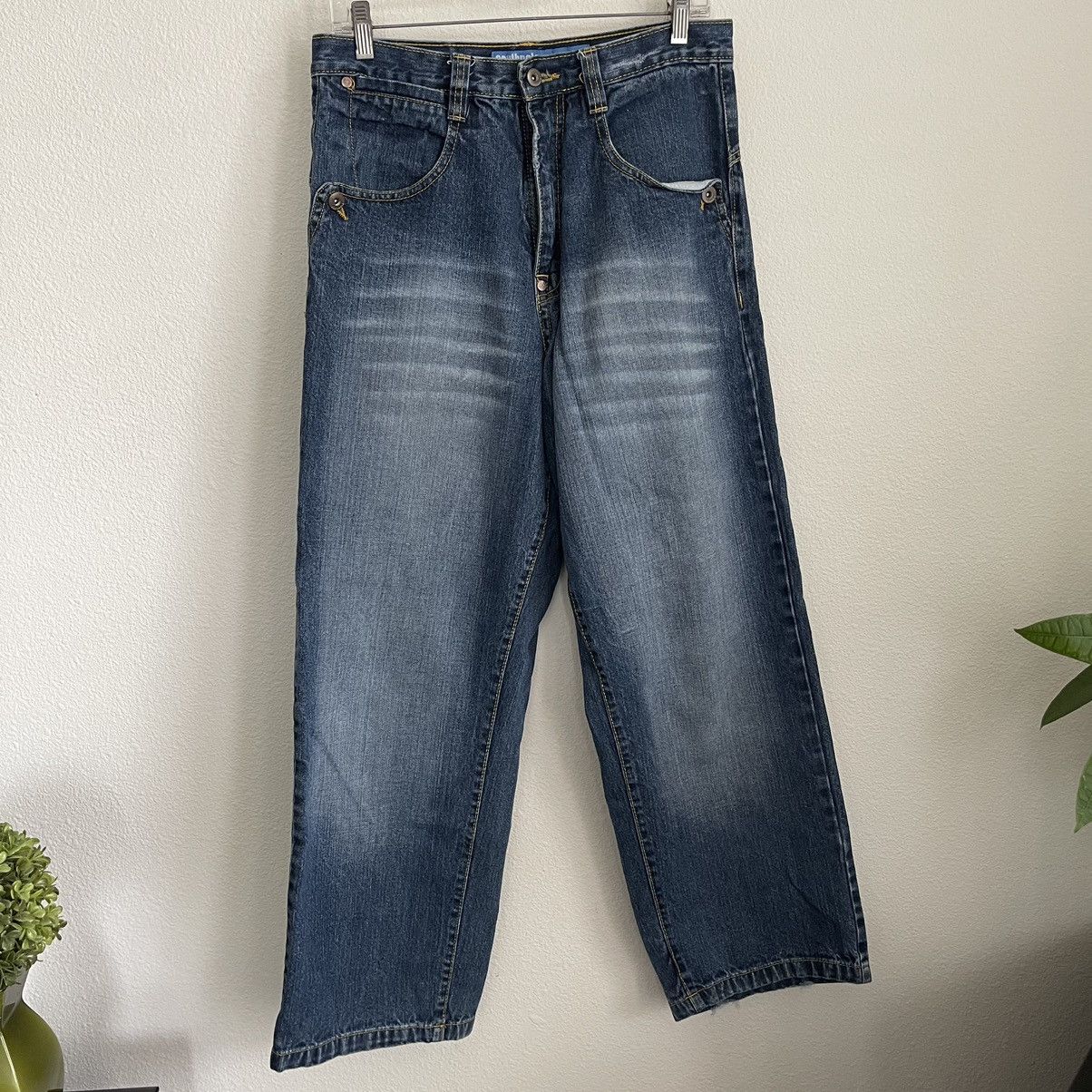 Southpole × Vintage South Pole Vintage VTG Skater Relaxed Classic Denim Jeans Size US 32 / EU 48 - 1 Thumbnail