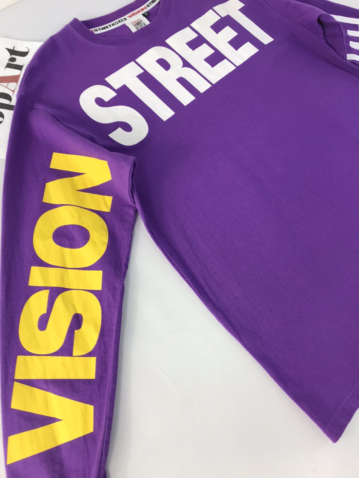 Vision Streetwear Vintage Vision Street Wear Big Logo Long Sleeve Shirt Size US M / EU 48-50 / 2 - 4 Thumbnail