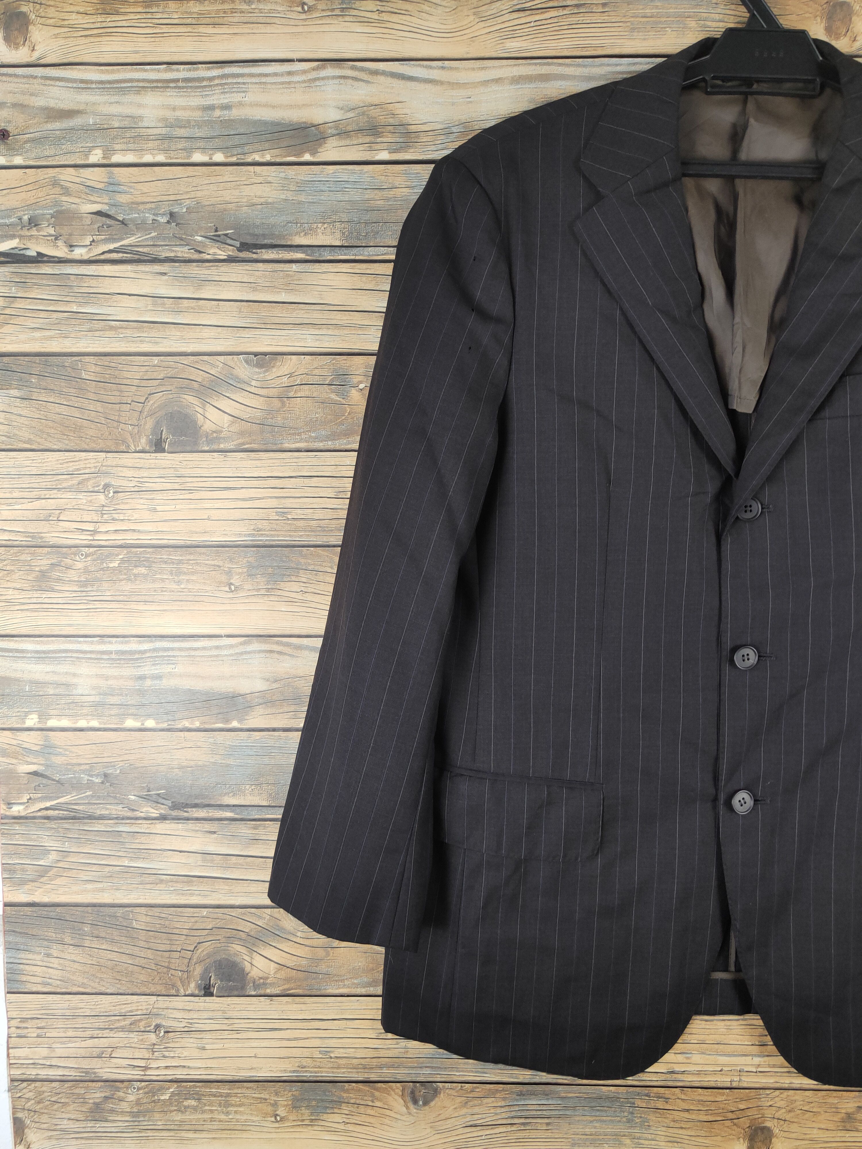 Ermenegildo Zegna × Vintage Vintage Ermenegildo Zegna-Fiera Black Blazers Size US M / EU 48-50 / 2 - 4 Thumbnail