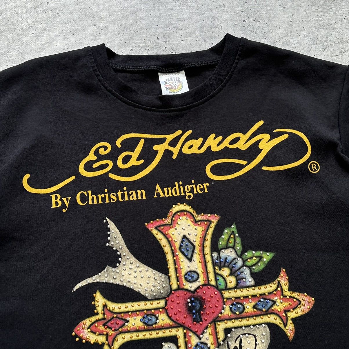 Other Ed Hardy Christian Audigier Y2K T-shirt Black Size XL / US 12-14 / IT 48-50 - 6 Thumbnail