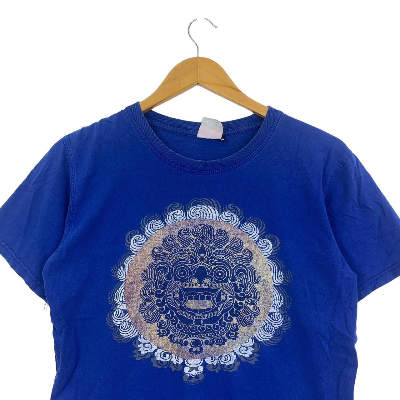 Vintage Vintage BALI ART GODDESS Culture Painting Tee Shirt Top Size M / US 6-8 / IT 42-44 - 2 Thumbnail