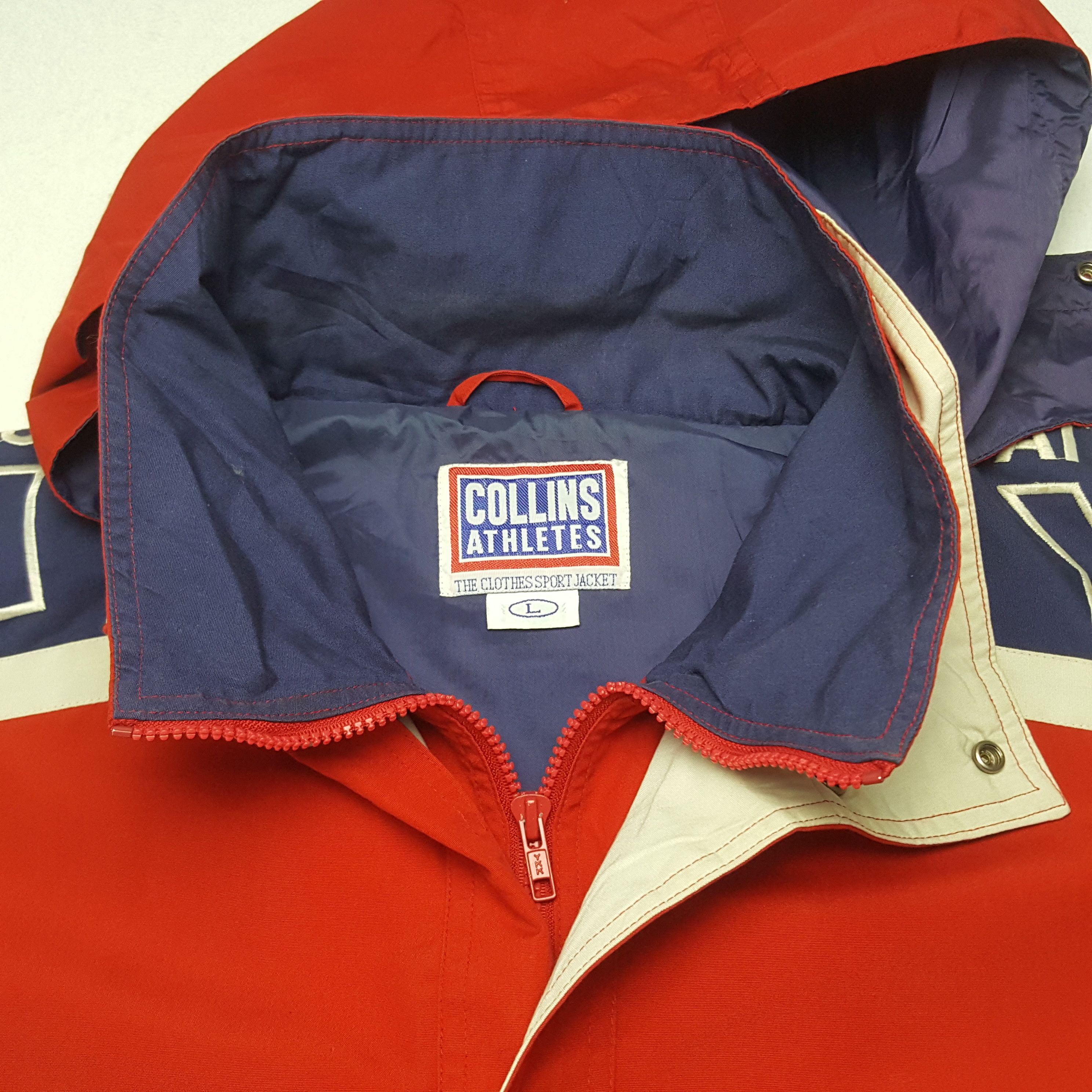 Vintage Vintage Collins Field Athletic Dept Windbreaker Jacket Size US XL / EU 56 / 4 - 5 Thumbnail