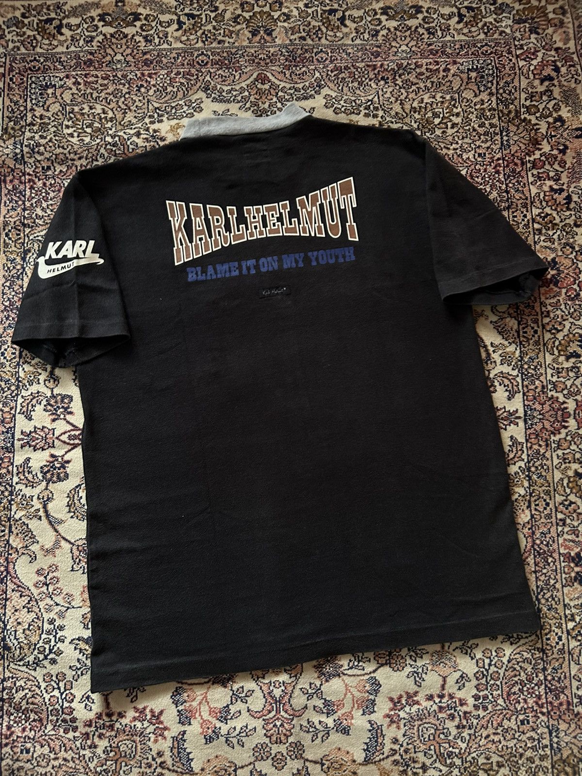 Designer × Karl Helmut × Vintage VINTAGE KARL HELMUT TSHIRT Size US L / EU 52-54 / 3 - 6 Thumbnail