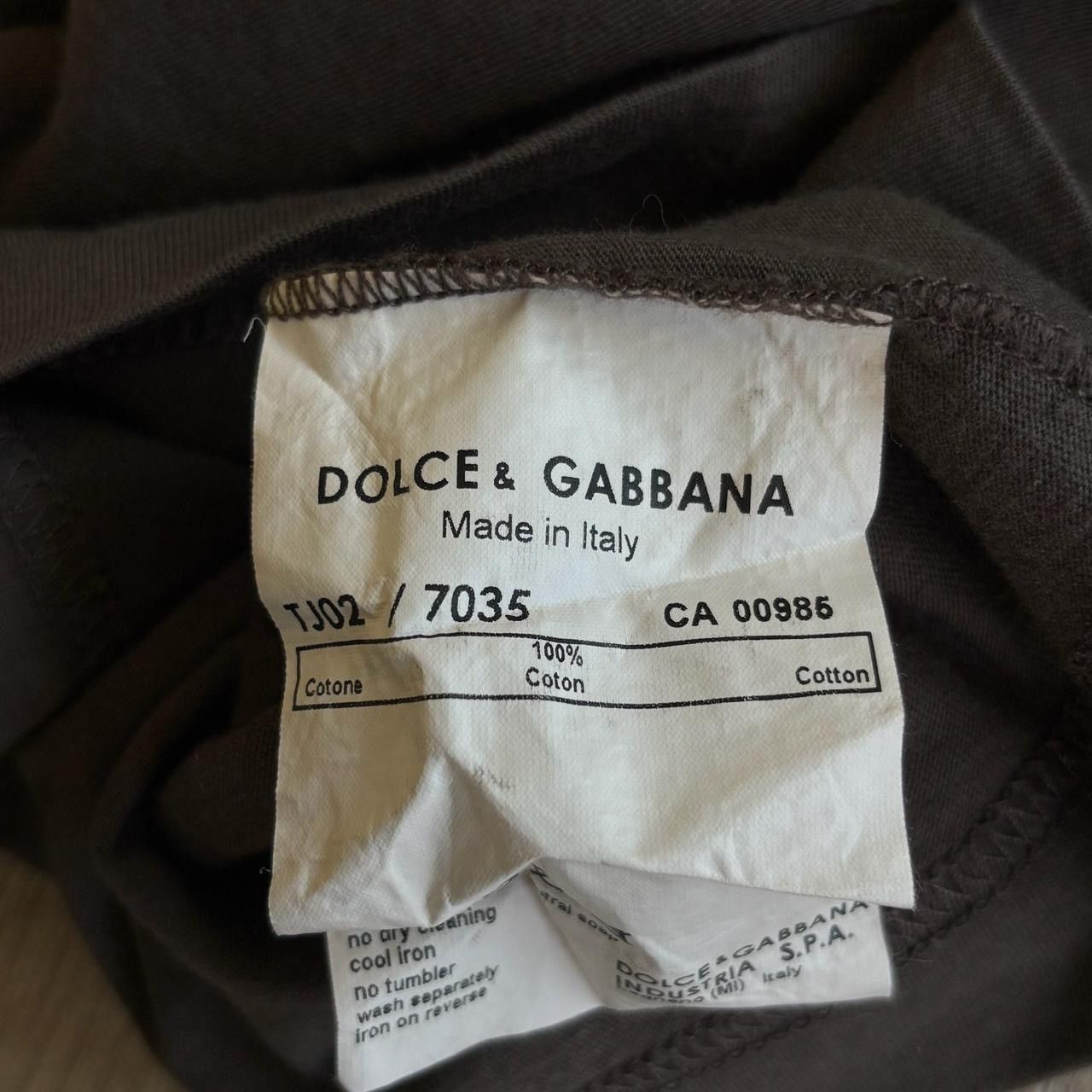 Dolce & Gabbana Dolce & Gabbana 'DON'T PLAN EVERY MINUTE' Tank Top Brown Size US S / EU 44-46 / 1 - 7 Thumbnail