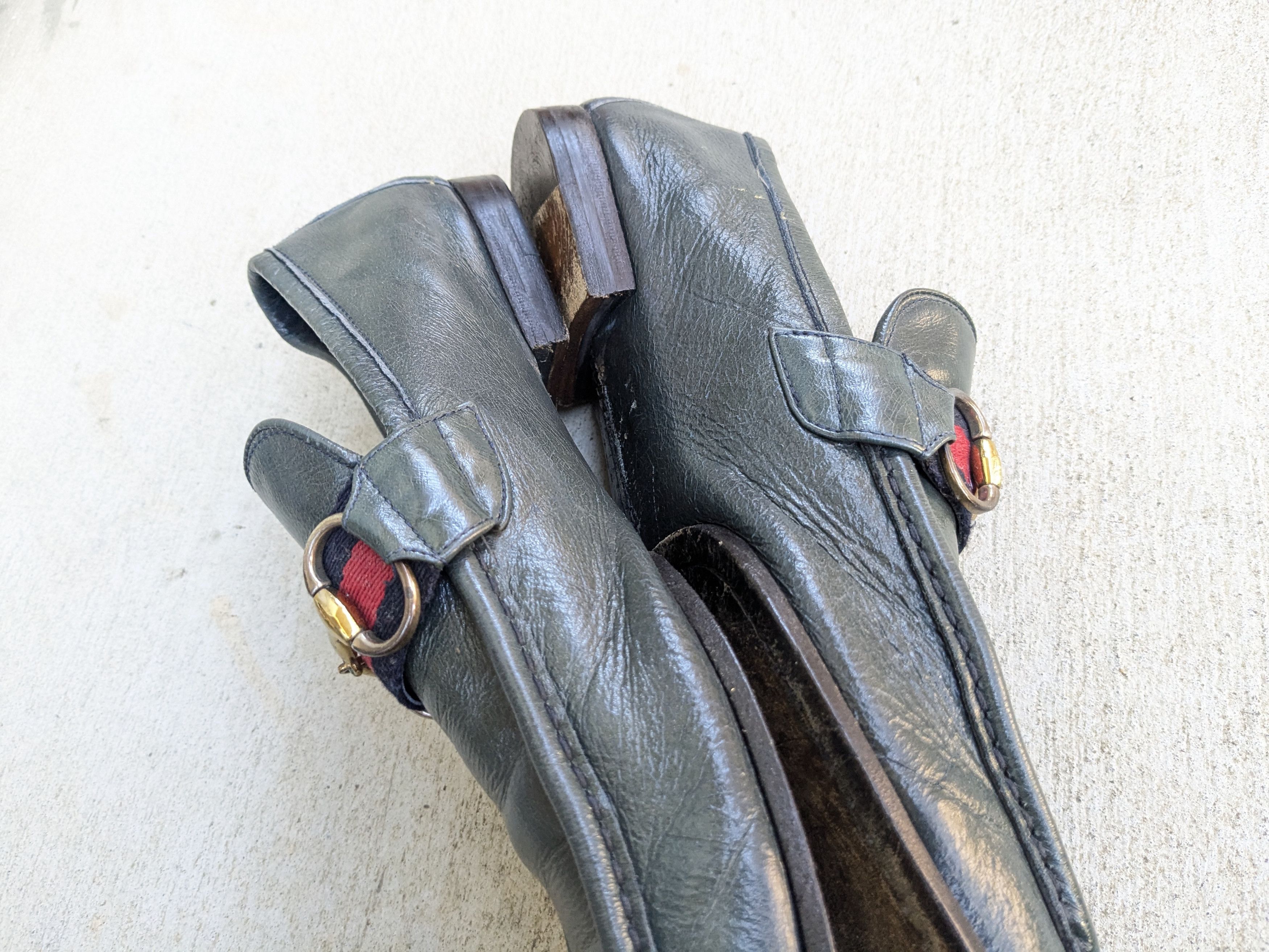 Gucci Gucci Horsebit Loafers Green 9 Snaffle Bit Tom Ford Leather Size US 9 / EU 42 - 11 Thumbnail