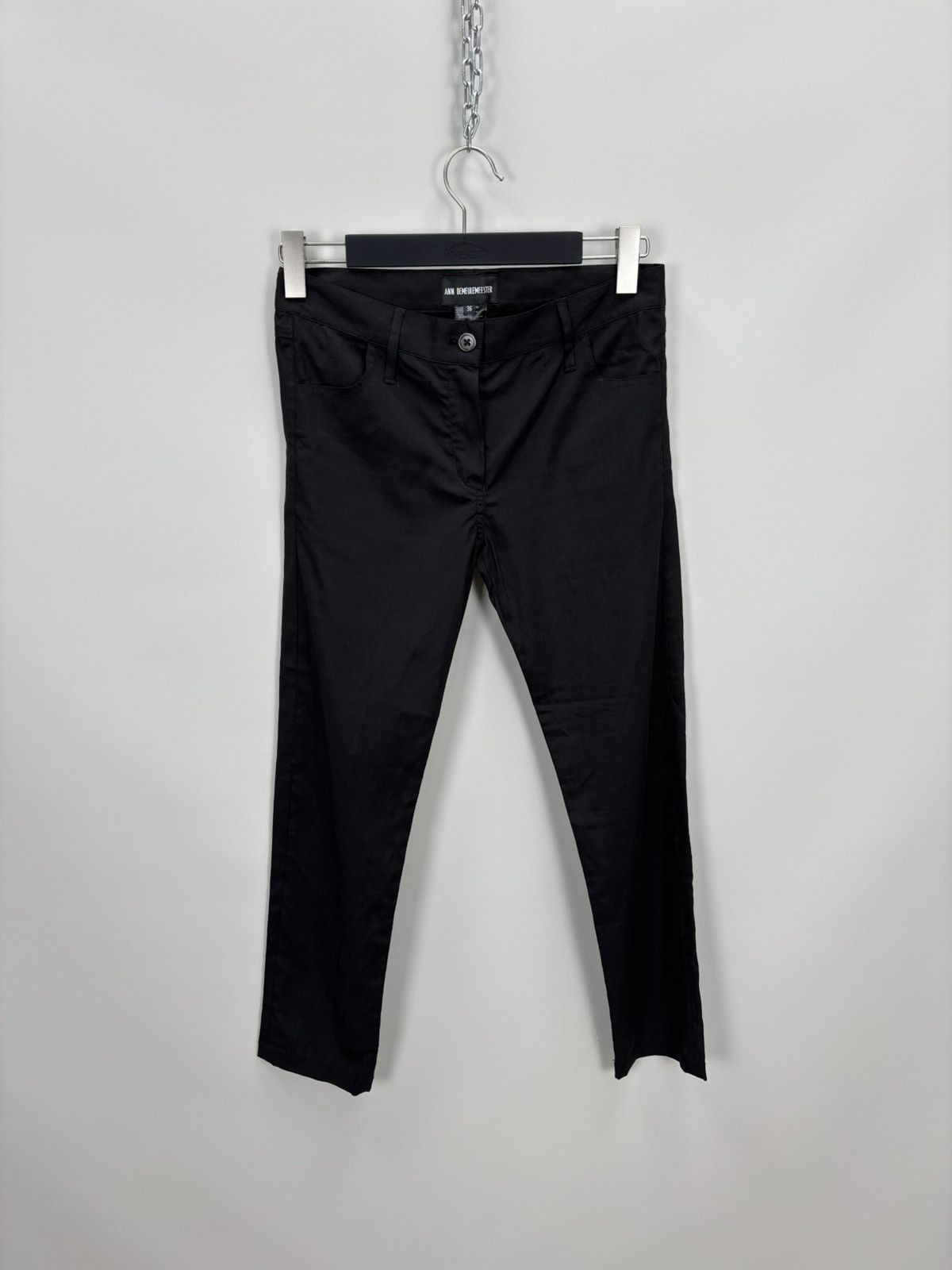 Ann Demeulemeester Womens pants Ann Demeulemeester Size 36 Color Black Size 25" / US 0 / IT 36 - 1 Thumbnail