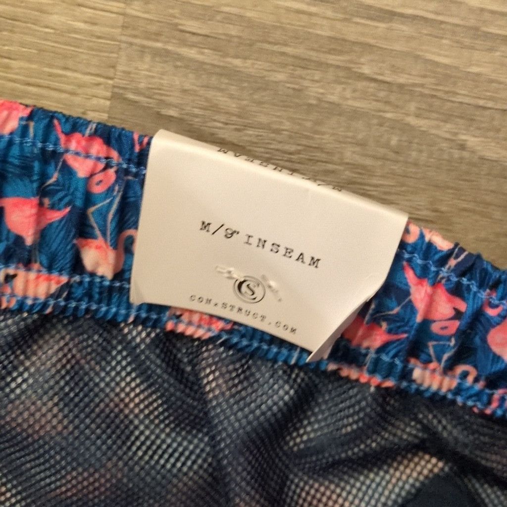 Jos. A. Bank Con.Struct By Jos. A. Banks Flamingo Swim Shorts Size Medium Size US 31 - 4 Thumbnail