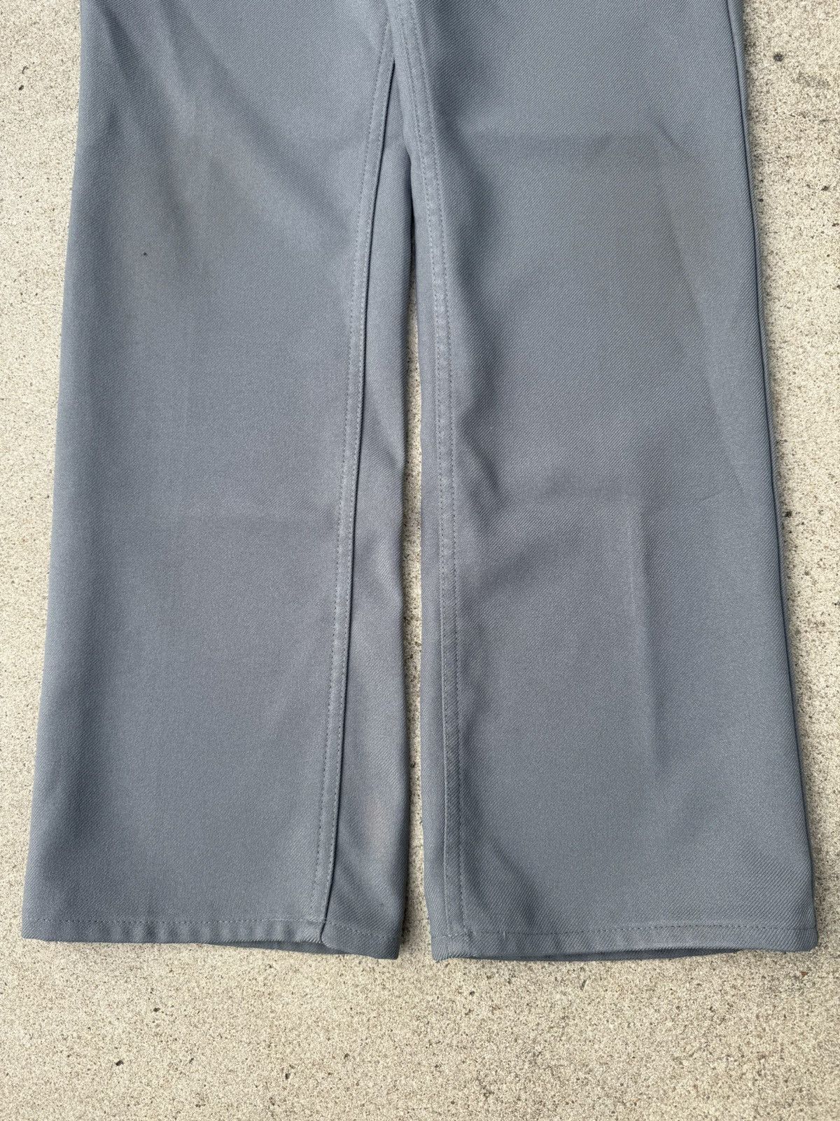 Levi's × Vintage Vtg 70’s Levi’s 517 Flare Bootcut Polyester Gray Pants 35x31 Size US 35 - 5 Thumbnail