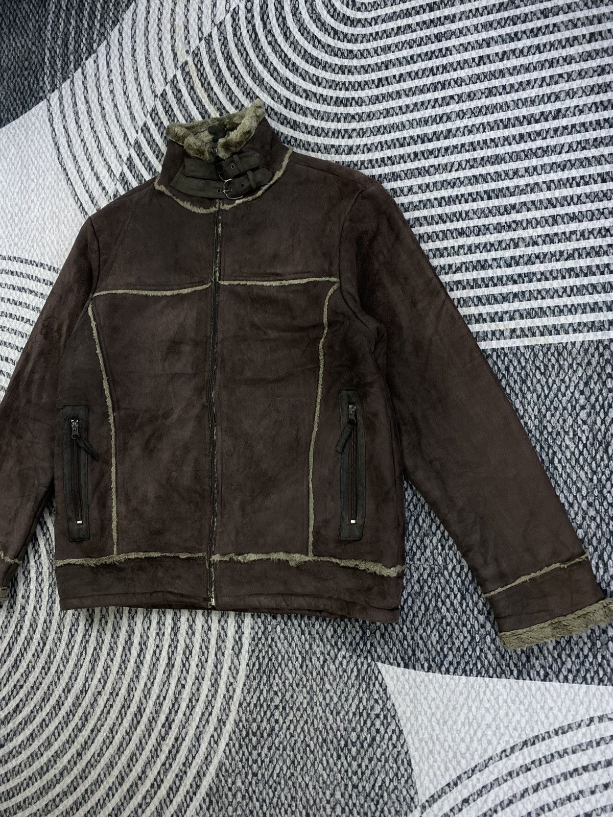 Japanese Brand Vintage BARCEDOS Real Street Order Suede Leather Jacket Size US M / EU 48-50 / 2 - 4 Thumbnail