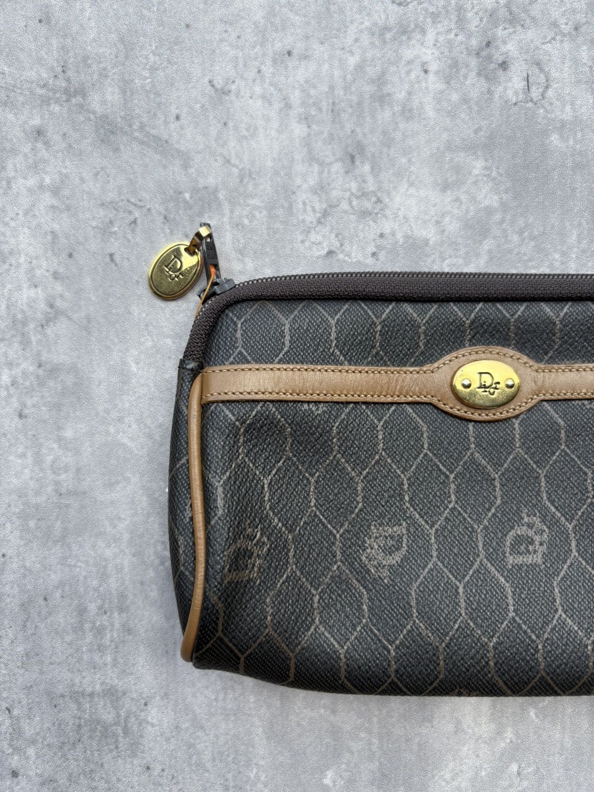 Dior Auth vintage Dior honeycomb Small pouch Size ONE SIZE - 3 Thumbnail