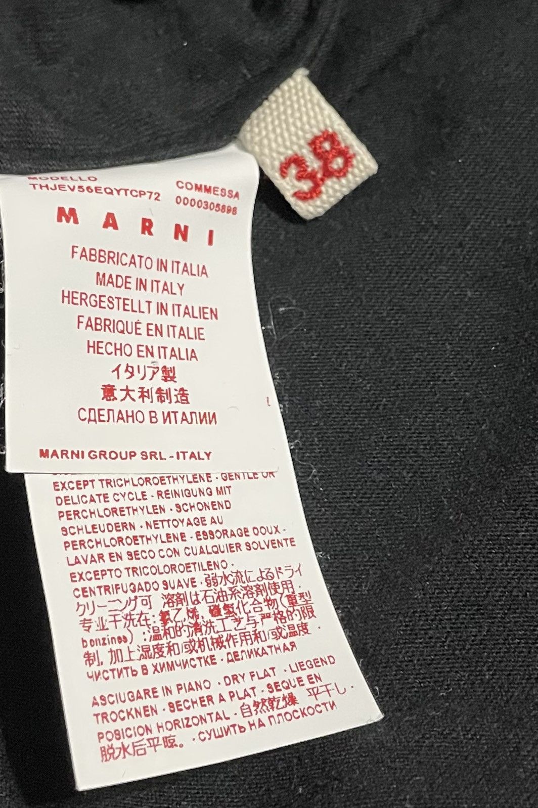Marni Marni Black Poplin T-shirt Size 38 Size XS / US 0-2 / IT 36-38 - 5 Thumbnail