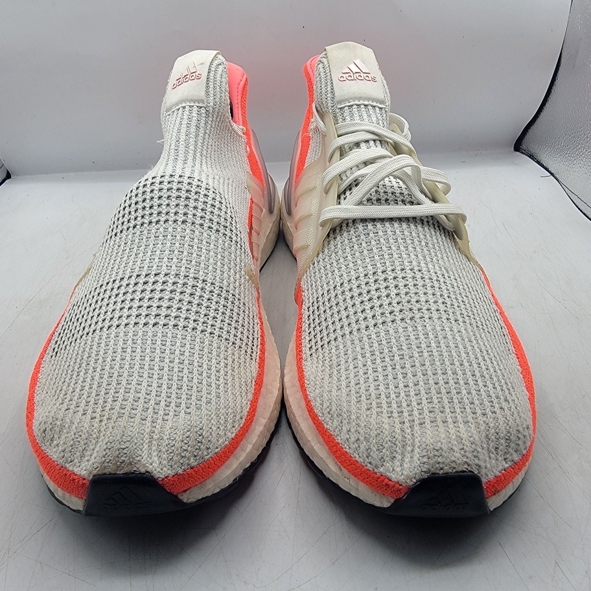 Adidas Adidas Ultraboost 19 Mens 14 White Orange Sneaker Shoes Athl Size US 14 / EU 47 - 14 Thumbnail