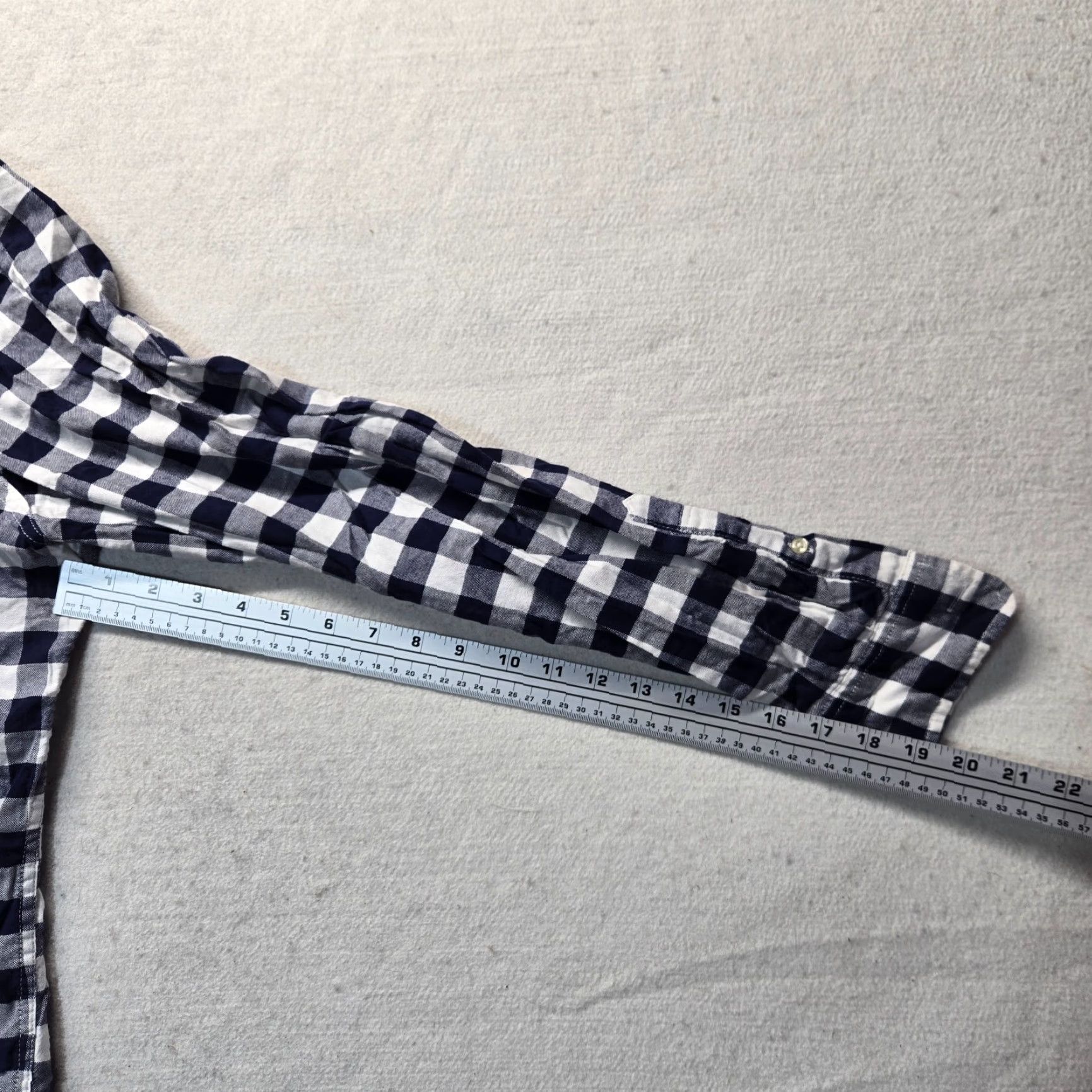 Alife Sonoma Blue Checkered Button-Up Shirt Men's Adult Large Long Sleeve Casual Size US L / EU 52-54 / 3 - 5 Thumbnail
