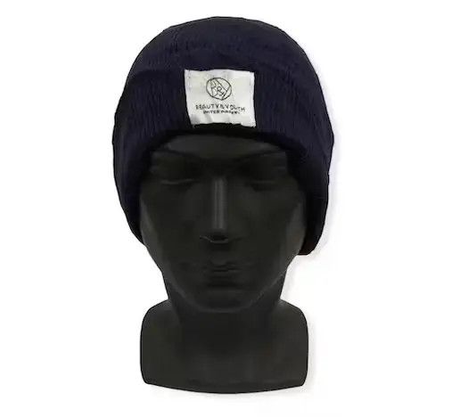 BEAUTY&YOUTH × United Arrows Japanese Brand Beauty & Youth Trademark Logo Beanie Hat Size ONE SIZE - 1 Thumbnail