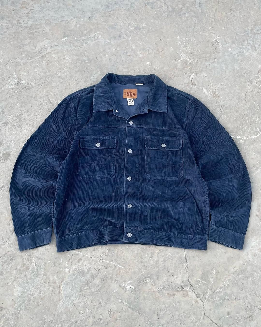 Gap × Vintage Vintage 90's GAP Corduroy Dubble Pocket Shirt Size US XL / EU 56 / 4 - 1 Thumbnail