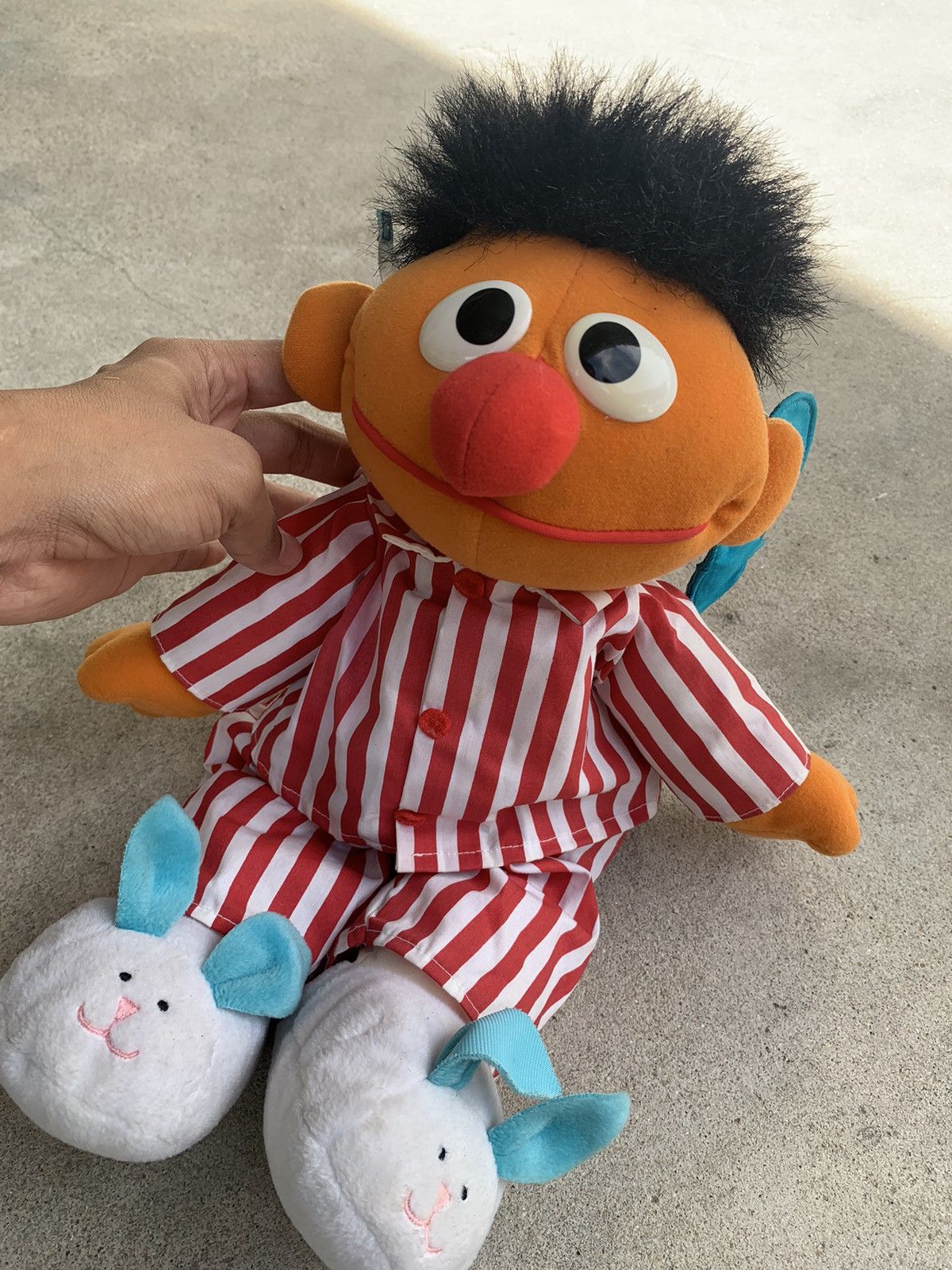 Vintage 90s Sesame street Ernie Toys softfigure