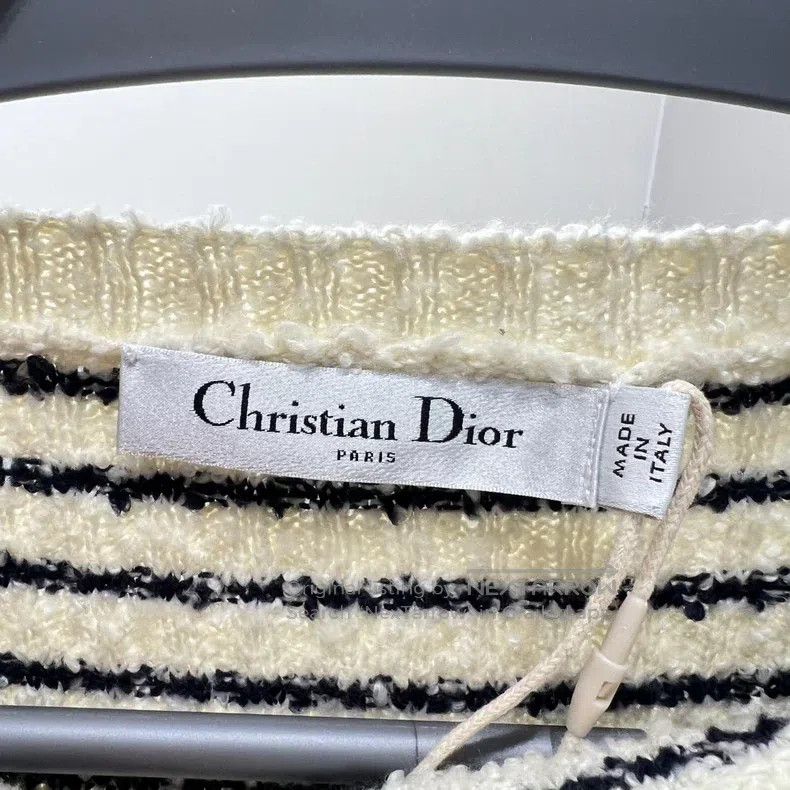 Dior Dior Round-neck striped long-sleeved sweater Size XS / US 0-2 / IT 36-38 - 3 Thumbnail