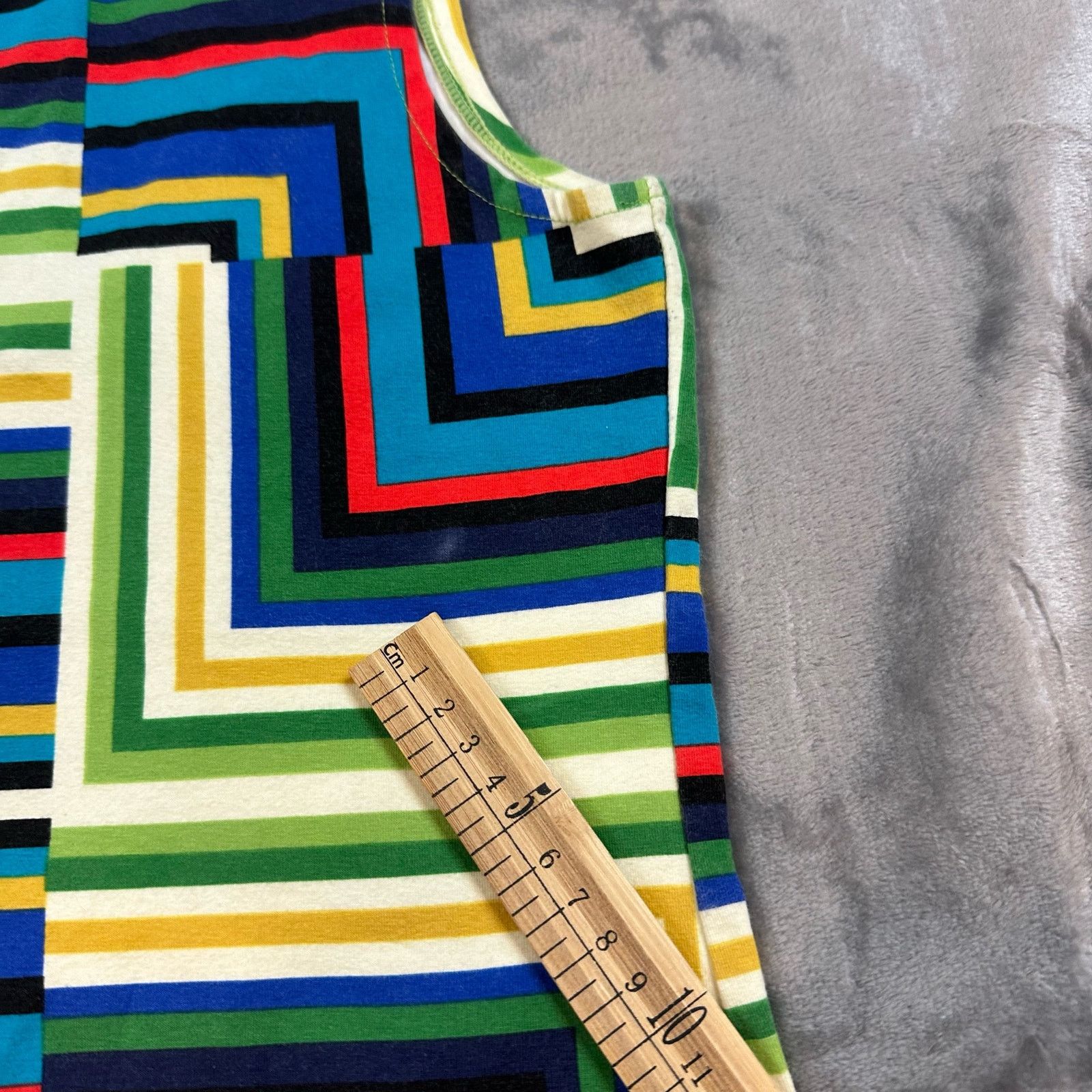 Old Navy VTG Old Navy Stretch XS Tank Top Shirt Geo Retro 90s Y2K Size XS / US 0-2 / IT 36-38 - 5 Thumbnail