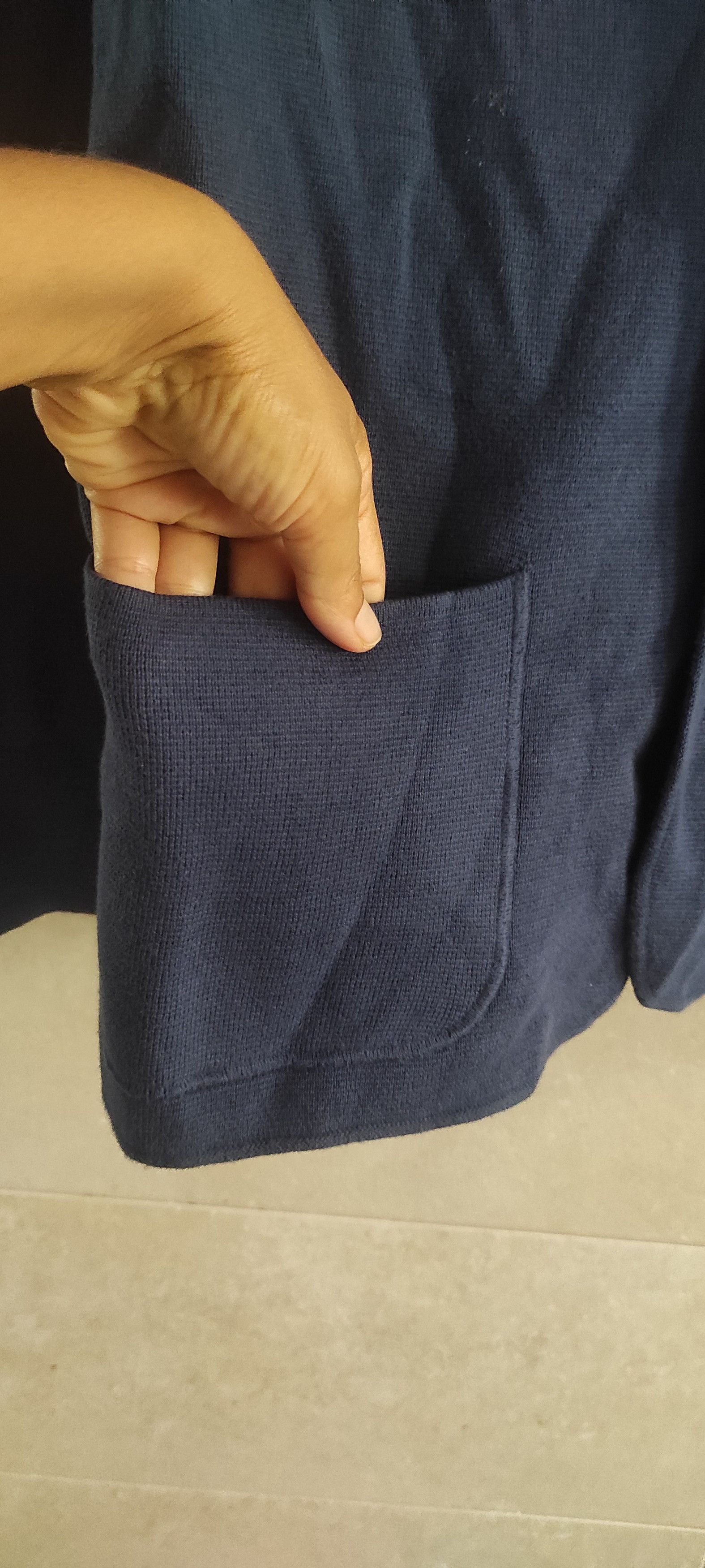 Other Fynch-Hatton Knit Buttons Blazer Like Vest in color Navy Size US L / EU 52-54 / 3 - 6 Thumbnail