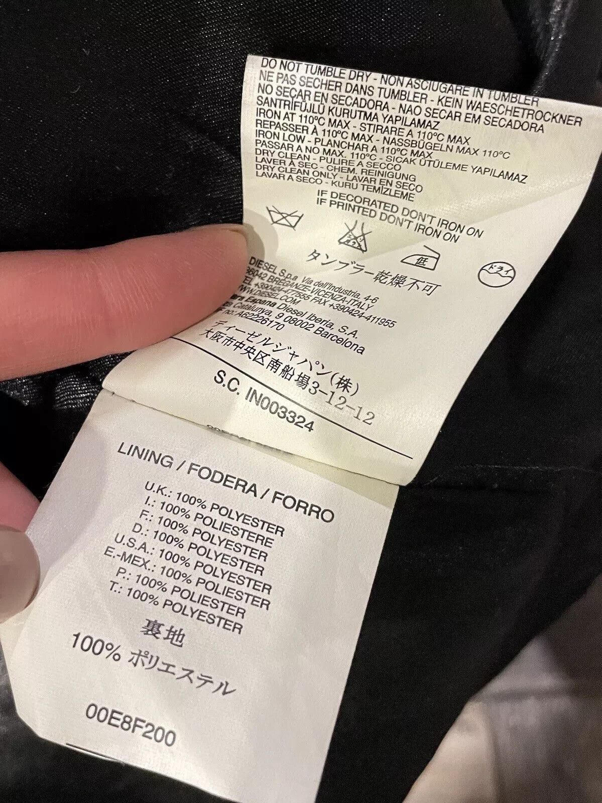 Diesel Diesel Wool Coat Womens With Leather Details Colar Zip Size S / US 4 / IT 40 - 19 Thumbnail