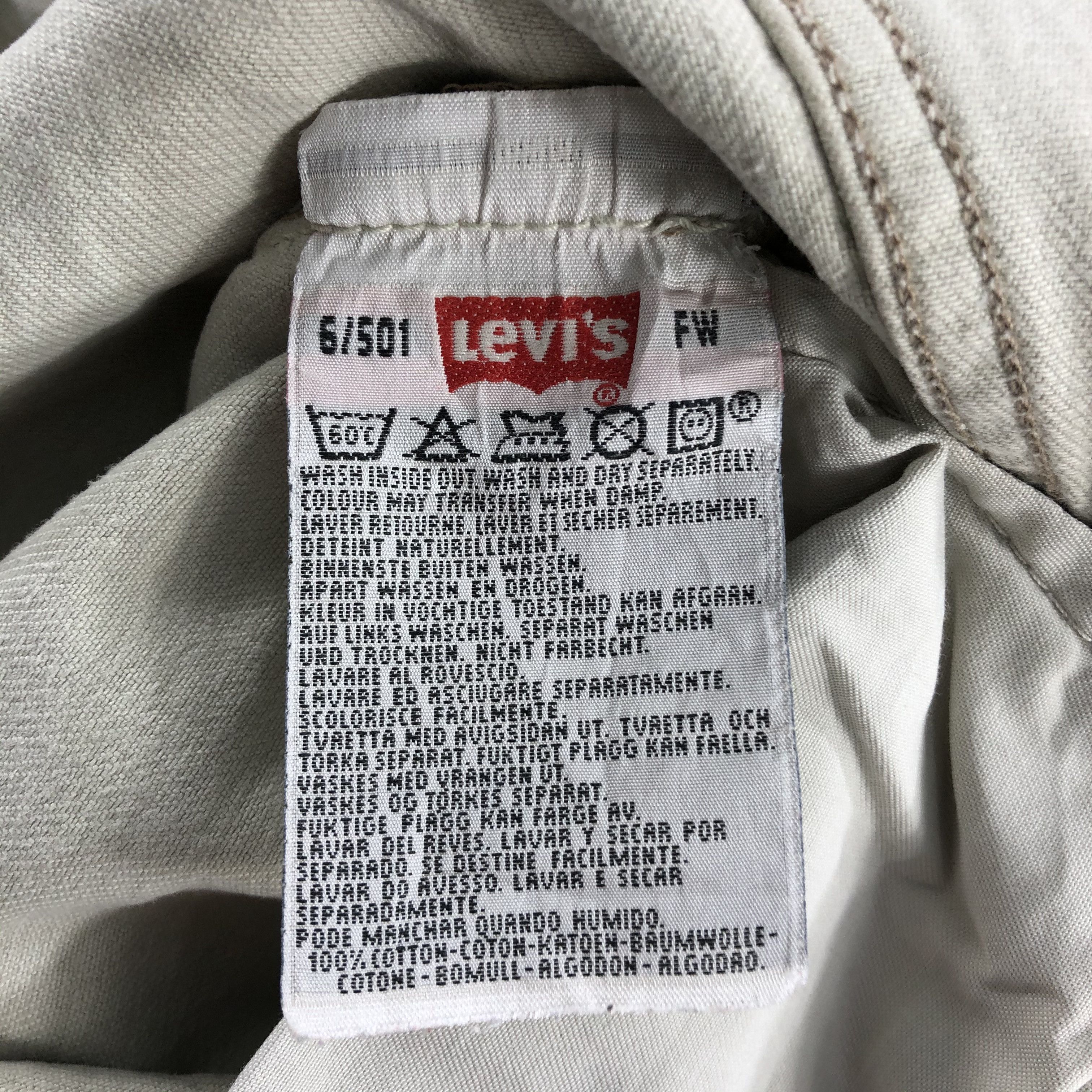 Levi's × Vintage 90s Vintage Light Wash Levis 501 Jeans-JM2446 Size US 32 / EU 48 - 15 Thumbnail