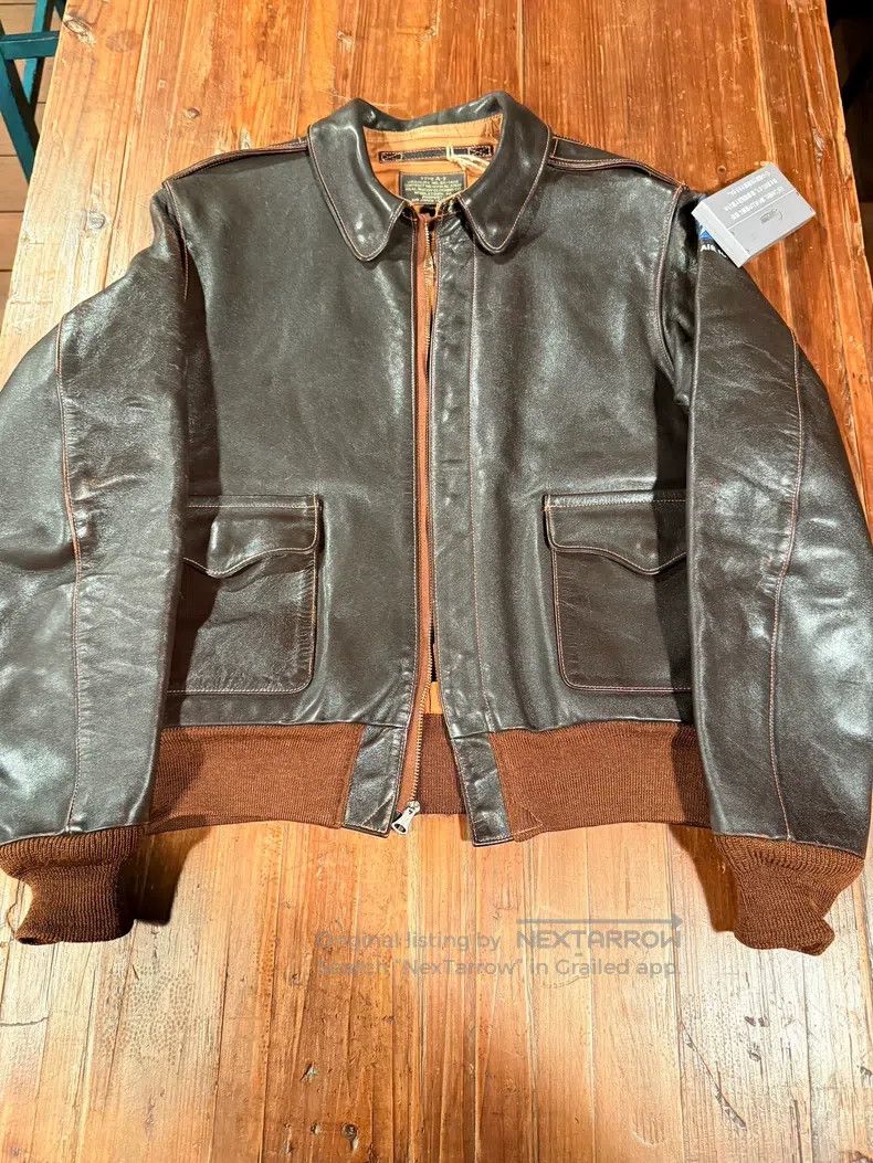 The Real McCoy's The Real McCoys A-2 horseskin flight jacket Size US XS / EU 42 / 0 - 1 Thumbnail