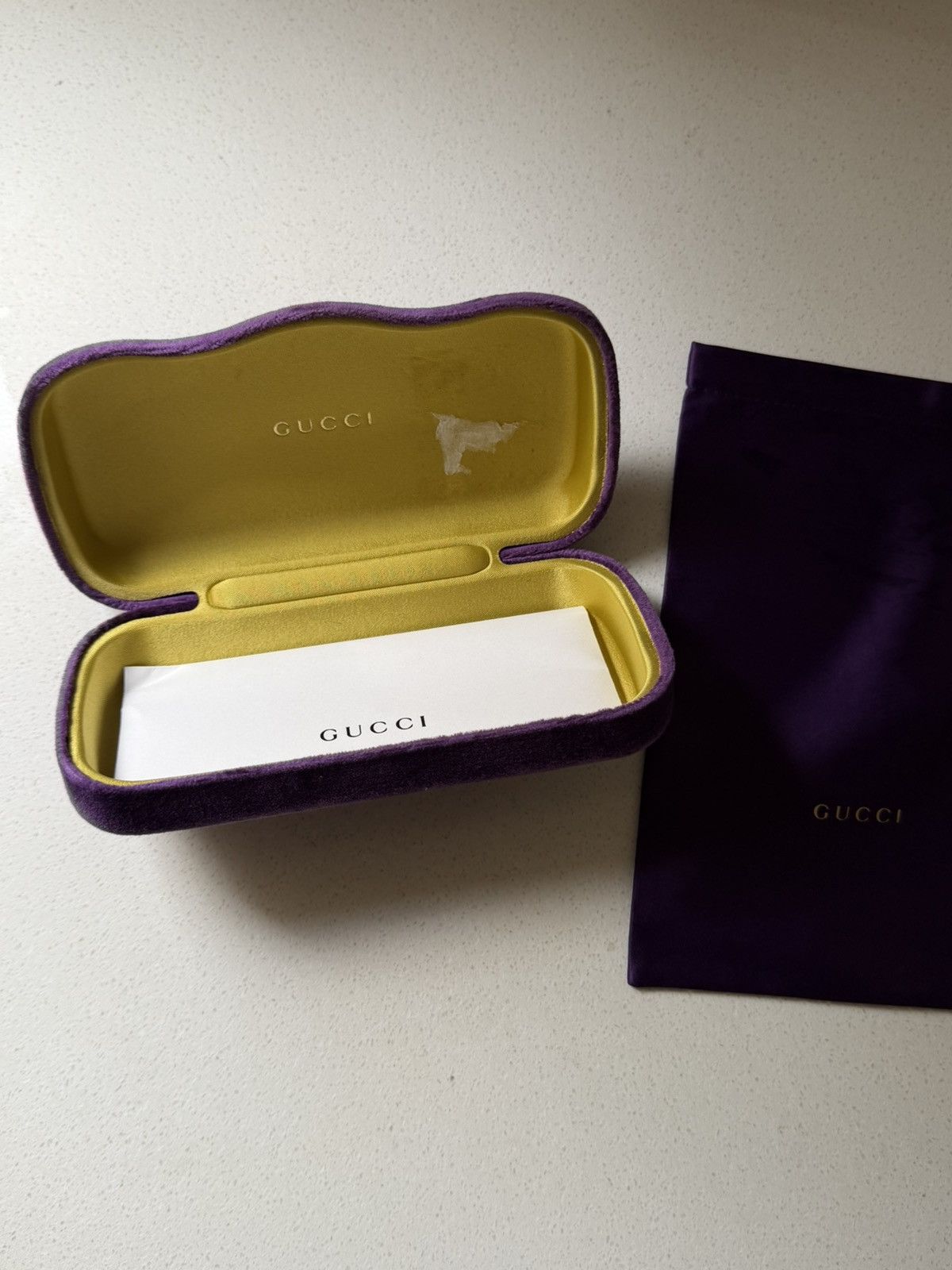 Gucci Gucci white GG sunglasses shades Size ONE SIZE - 8 Thumbnail