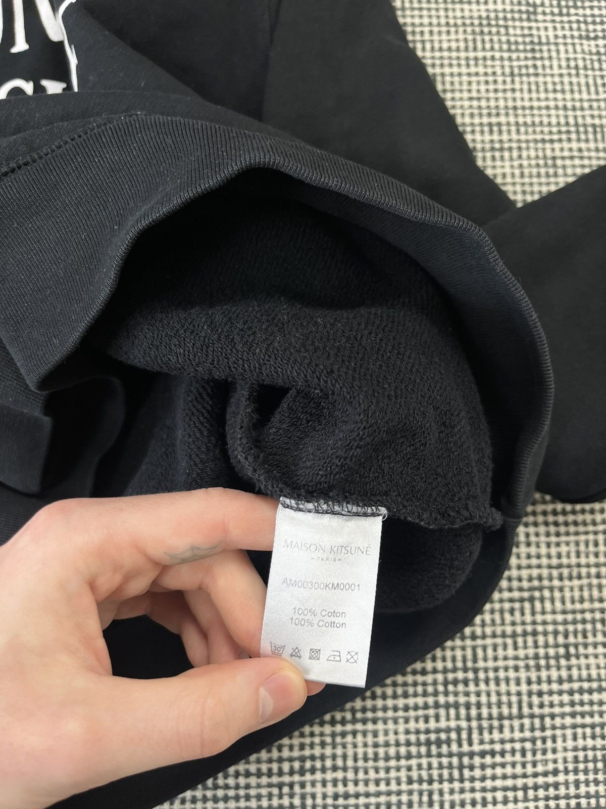 Designer × Maison Kitsune Maison Kitsune logo sweatshirt crewneck black Size US M / EU 48-50 / 2 - 3 Thumbnail