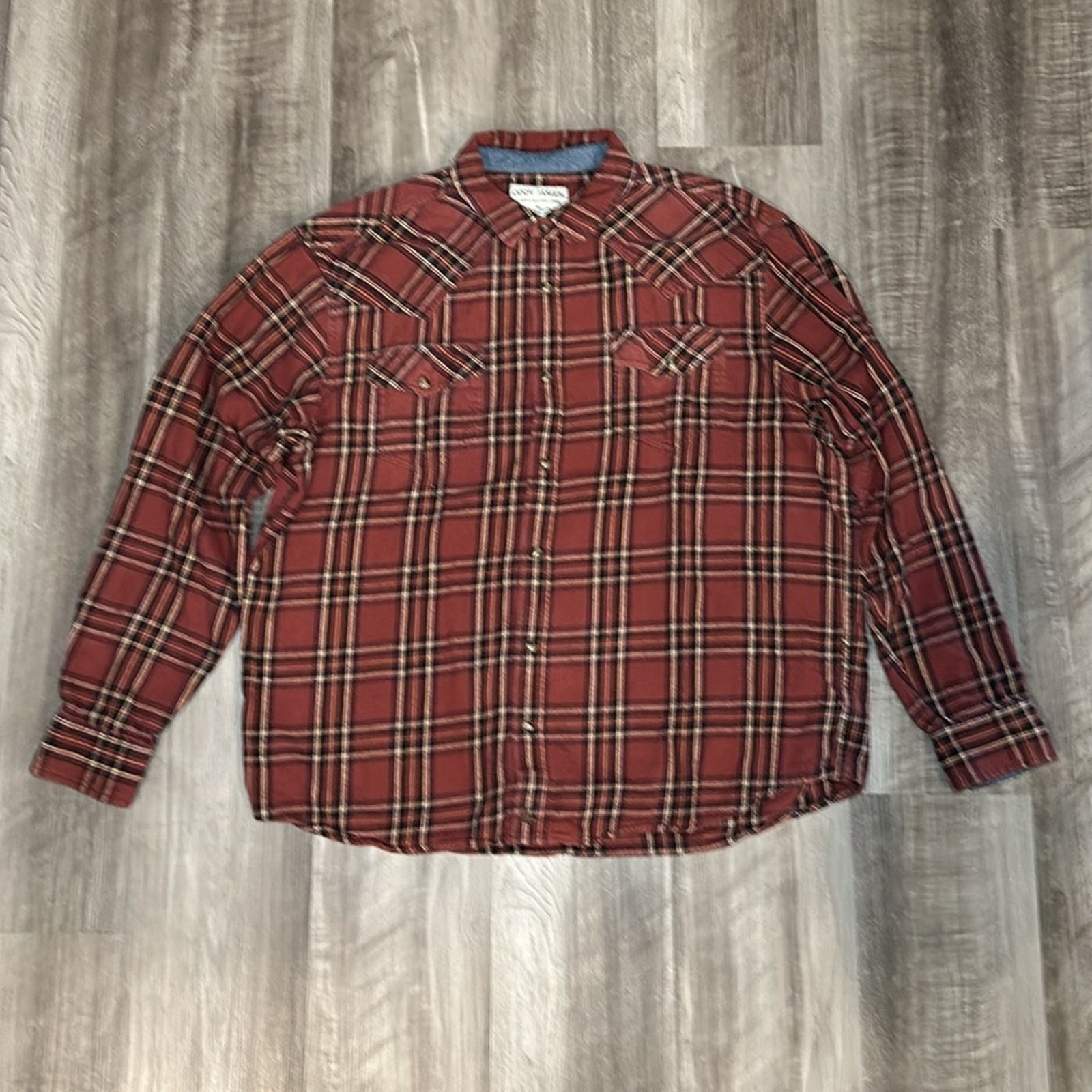 Cody James Cody James Western Flannel Long Sleeve Pearl Snap - XL Size US XL / EU 56 / 4 - 2 Thumbnail