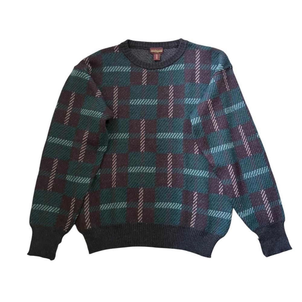 Nordstrom Nordstrom Vintage 100% Merino Wool 90s Crewneck Sweater Size US XL / EU 56 / 4 - 1 Thumbnail