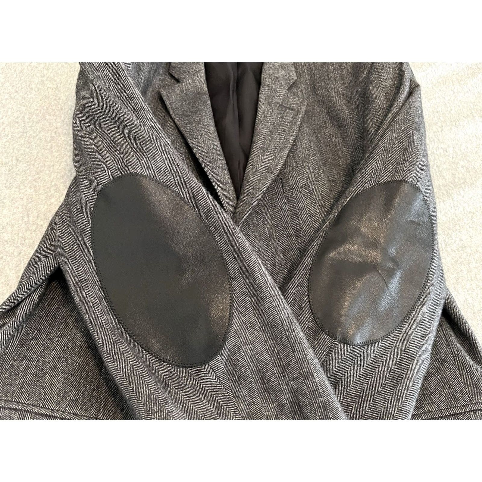 John Varvatos John Varvatos Blazer Jacket Mens 40 Short Wool Silk Cashmere Gray Two Button Wool Blazer Mens 40 Short Gray Size US 40 / EU 56 - 7 Thumbnail