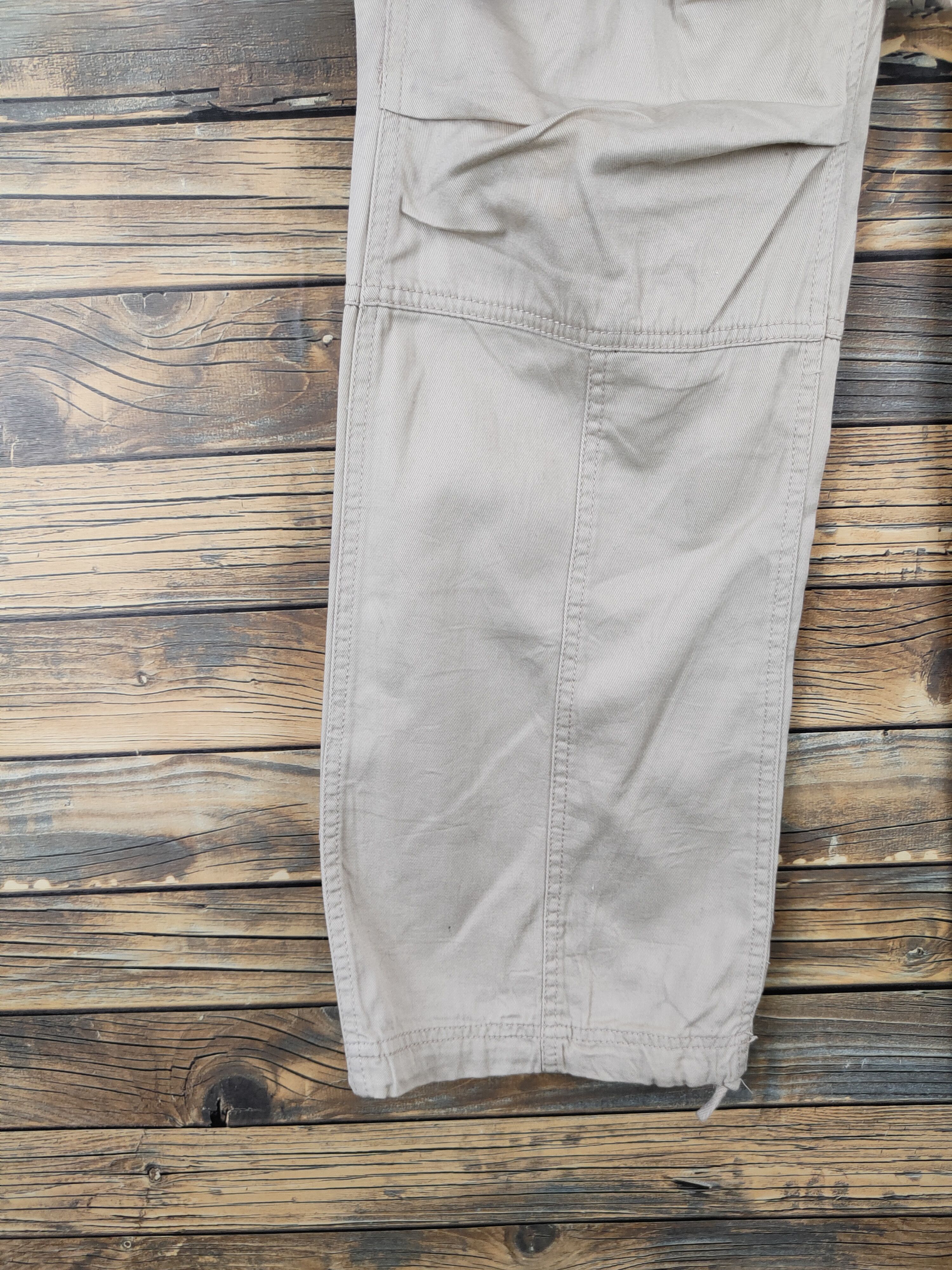 Japanese Brand DL Dack Dive Cream Multipocket Tactical Cargo Pants #W1009 Size US 30 / EU 46 - 5 Thumbnail